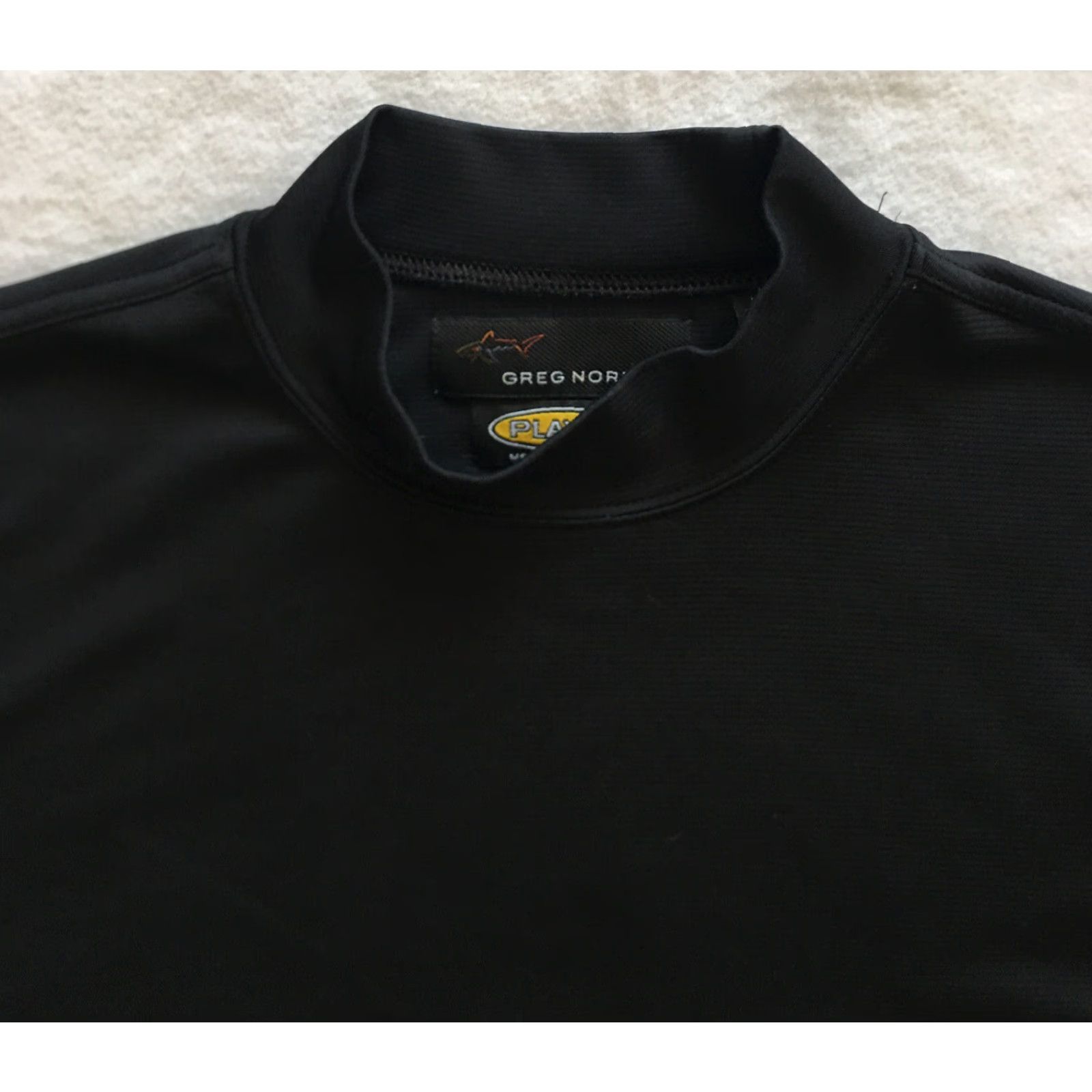 Vintage Greg Norman Golf Shirt Mens M Black Short Sleeve Moisture Wicking Crew Neck 100% Polyester Golf Shirt Mens Regular Fit Size US M / EU 48-50 / 2 - 2 Thumbnail