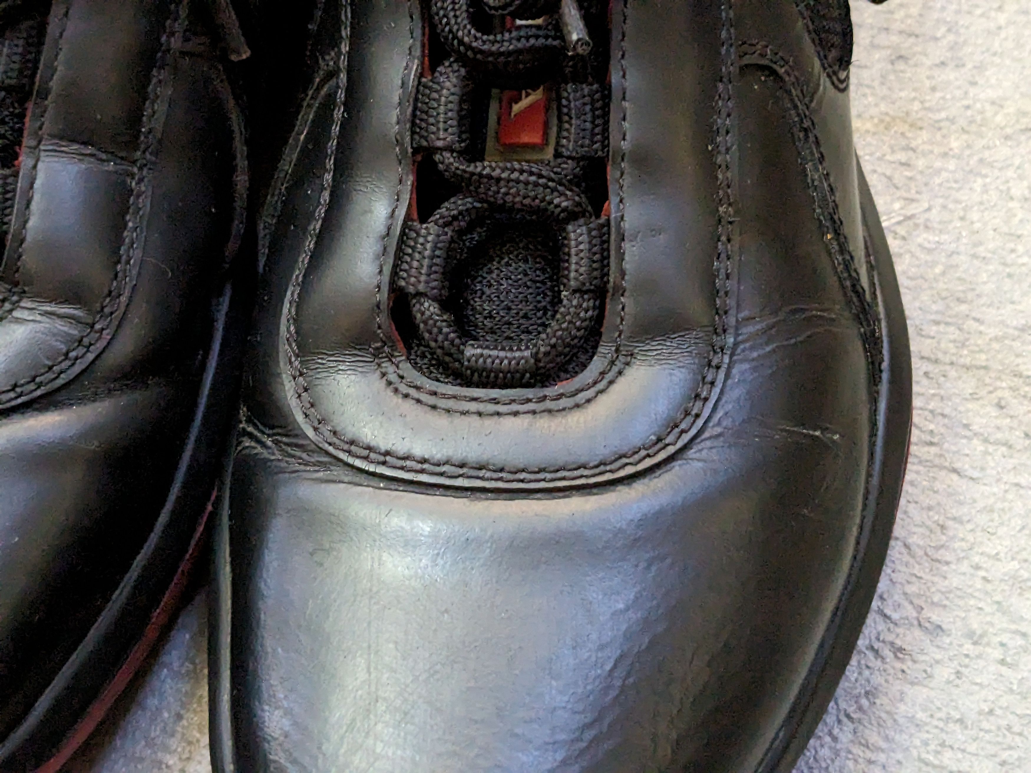Prada Prada America's Cup Size 7 Black Red Leather 4E2905 Size US 7 / EU 40 - 10 Thumbnail