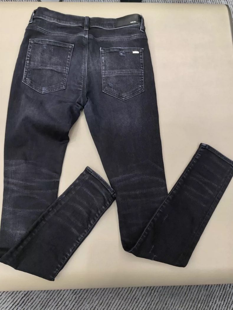 Amiri Amiri Major Destruction Black Denim Pants Size US 30 / EU 46 - 2 Thumbnail