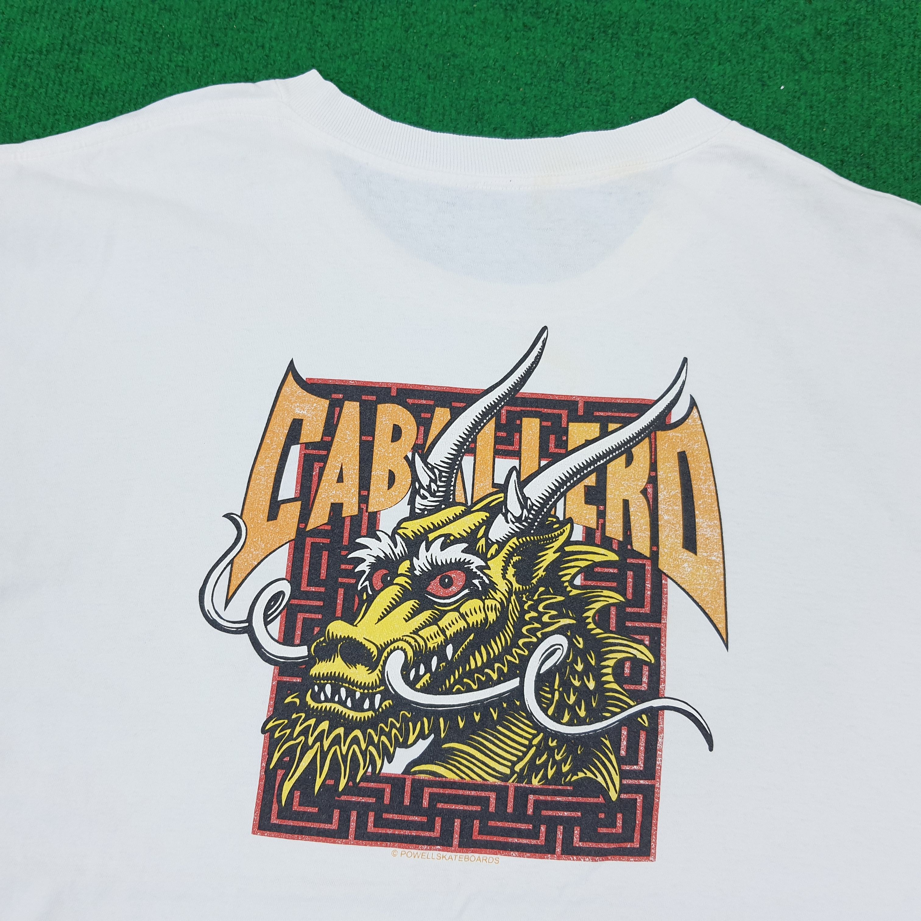 Powell Peralta × Vintage Vintage Powell Peralta Skateboards Dragon Tshirt Size US XL / EU 56 / 4 - 2 Thumbnail