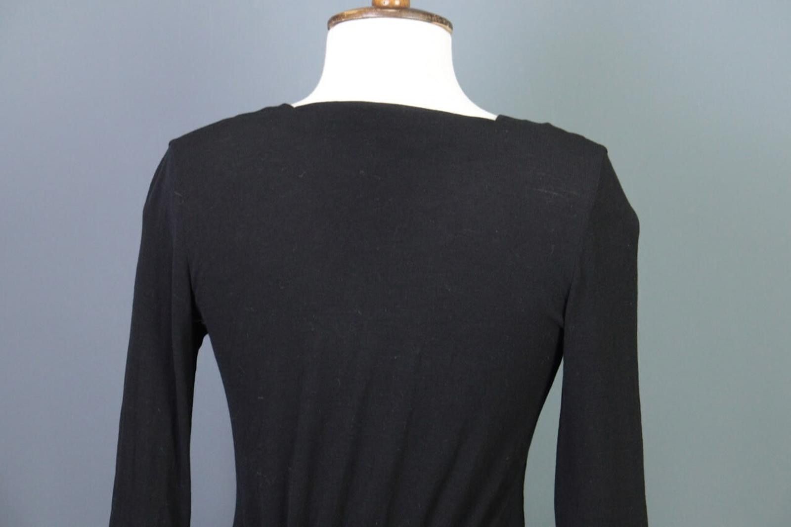Dsquared2 Dsquared 2 Black Wool A-Line Style V-Neck Dress Size XS Size XS / US 0-2 / IT 36-38 - 11 Thumbnail