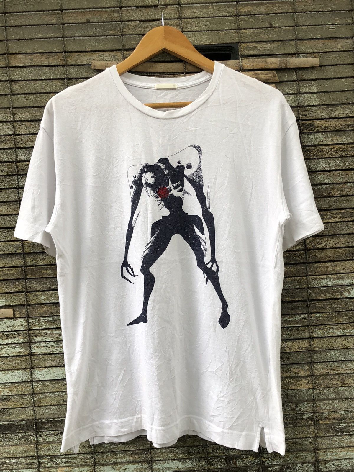 Japanese Brand × Vintage Vintage GU Anime Neo Genesis Evangelion Angel Tshirt Size US M / EU 48-50 / 2 - 1 Thumbnail