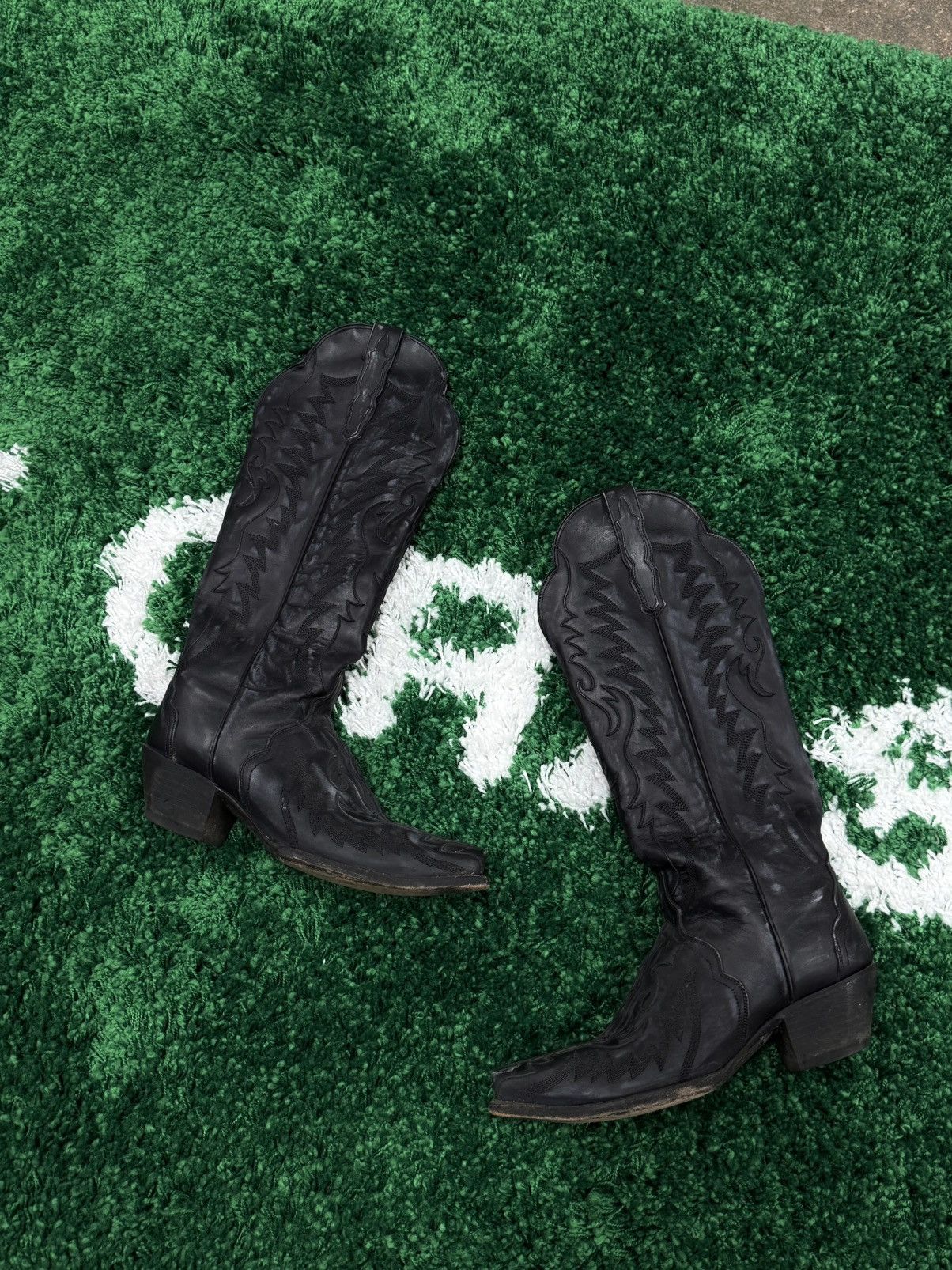 Dan Post Dan Post Hallie Western Boot Black Womens Size 8.5M Cowboy Size US 8.5 / IT 38.5 - 3 Thumbnail
