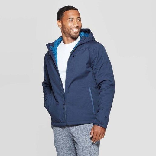 Other Men's Navy Hooded Jacket With Zip Pockets & Blue Lining Smal Size US S / EU 44-46 / 1 - 1 Thumbnail