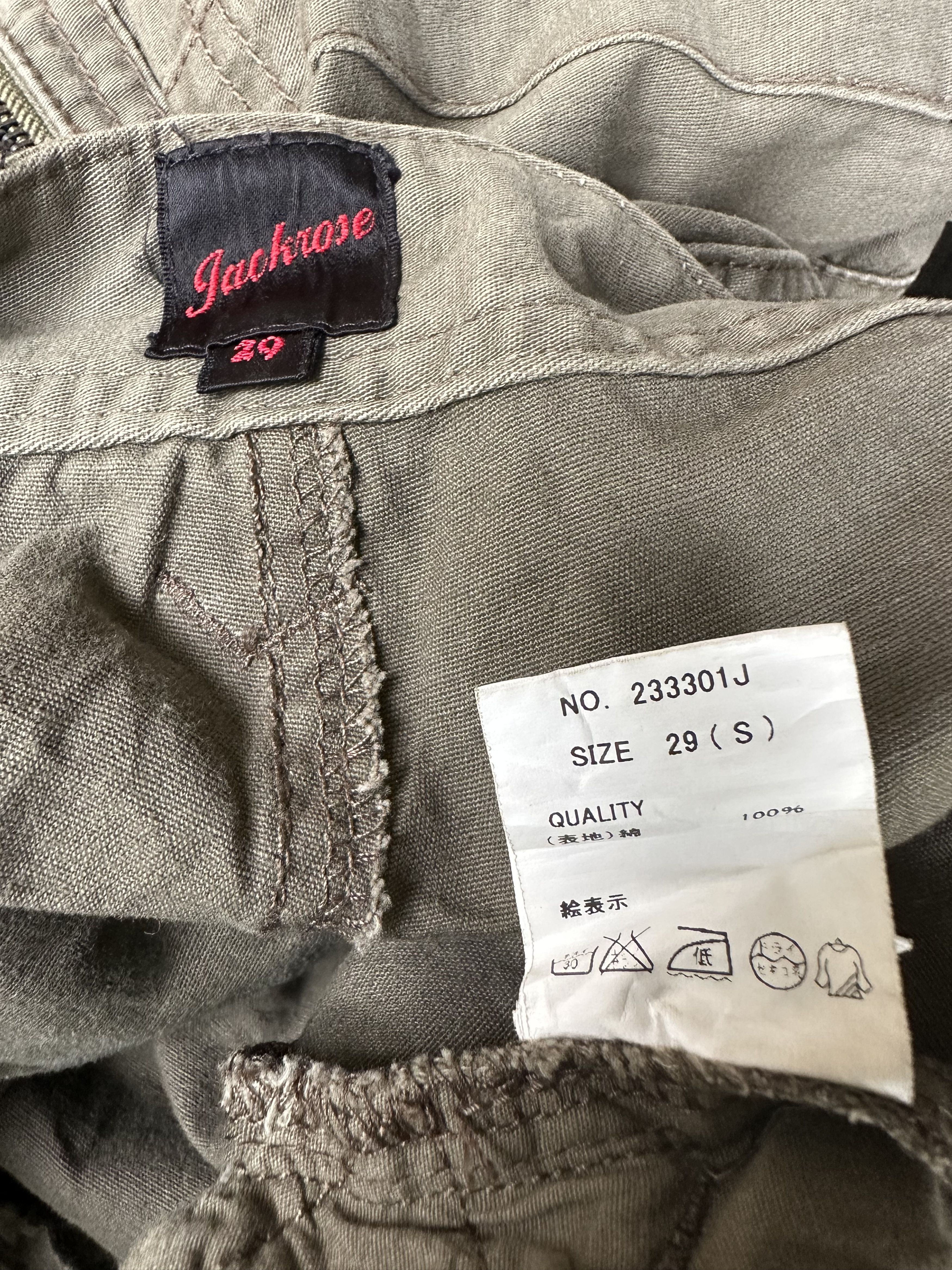 JACKROSE Japanese Brand JackRose Distressed Cargo Trouser Pant Size US 31 - 25 Thumbnail