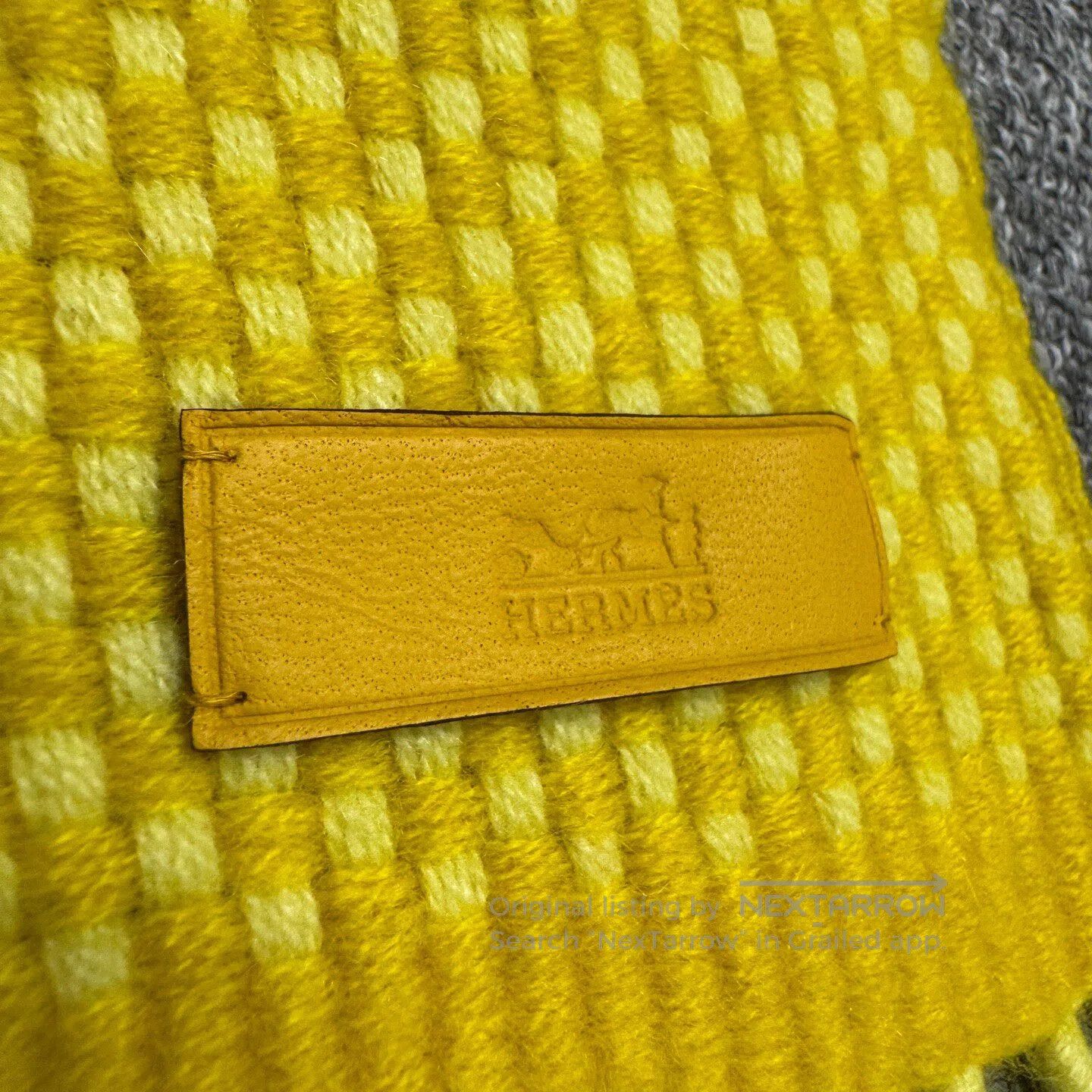 Hermes Hermes Sunrise Cashmere Knit Scarf| Size ONE SIZE - 4 Thumbnail
