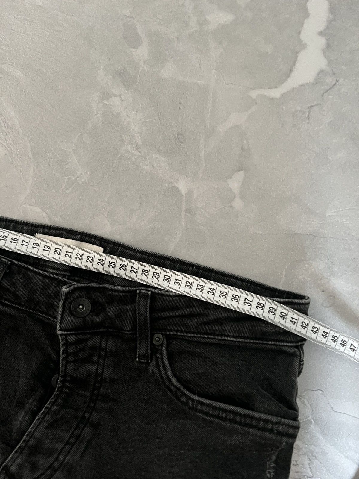 Vintage Crazy Dark Underground Faded Jean / Undercover Style Swag Size US 33 - 6 Thumbnail