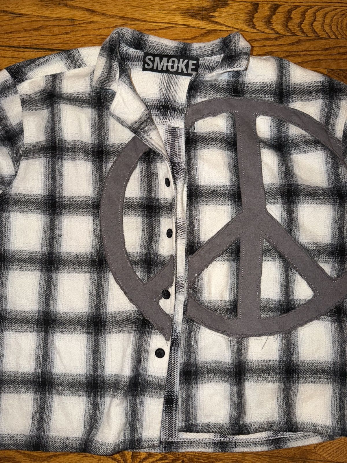 Vale VALE FLANNEL PEACE CORP FALL/AUTUMN 21 *Cropped fit Size US L / EU 52-54 / 3 - 1 Thumbnail