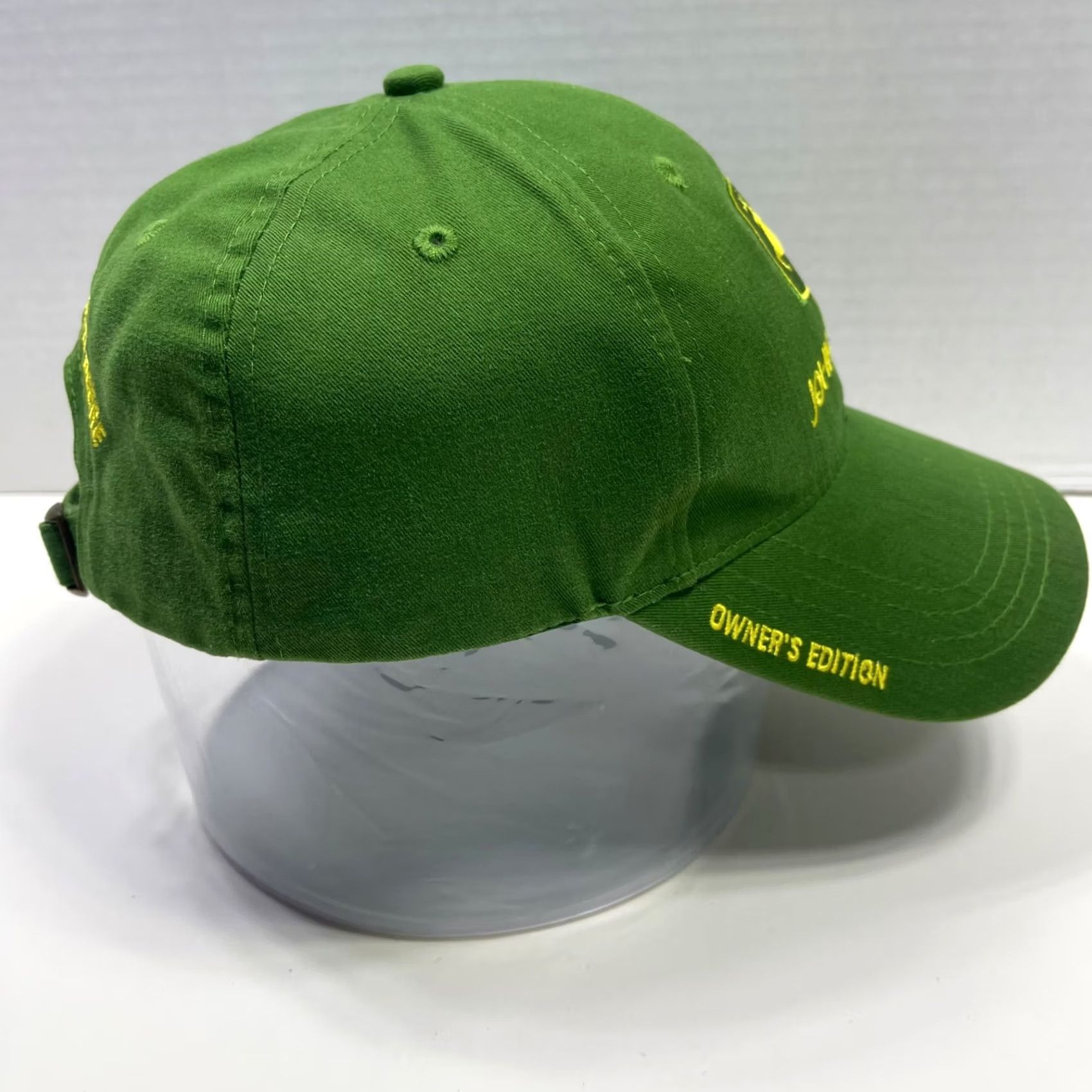 John Deere John Deere Owners Edition Hat Green Adjustable Strap Back Baseball Cap Men One Size Size ONE SIZE - 6 Thumbnail