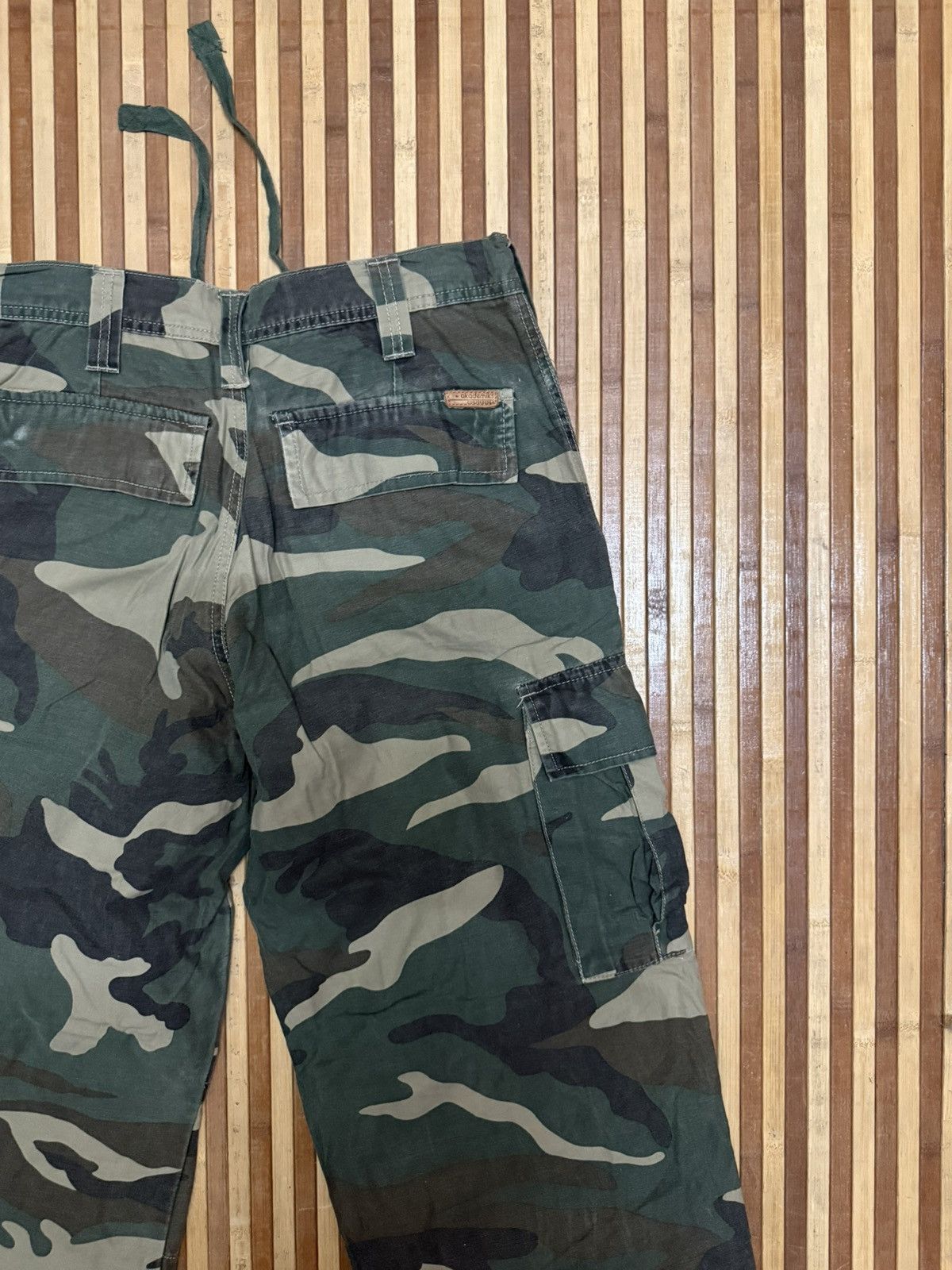 Japanese Brand Akademilks Camouflage Cargo Pants / Streetwear / Multipocket Size US 30 / EU 46 - 9 Thumbnail