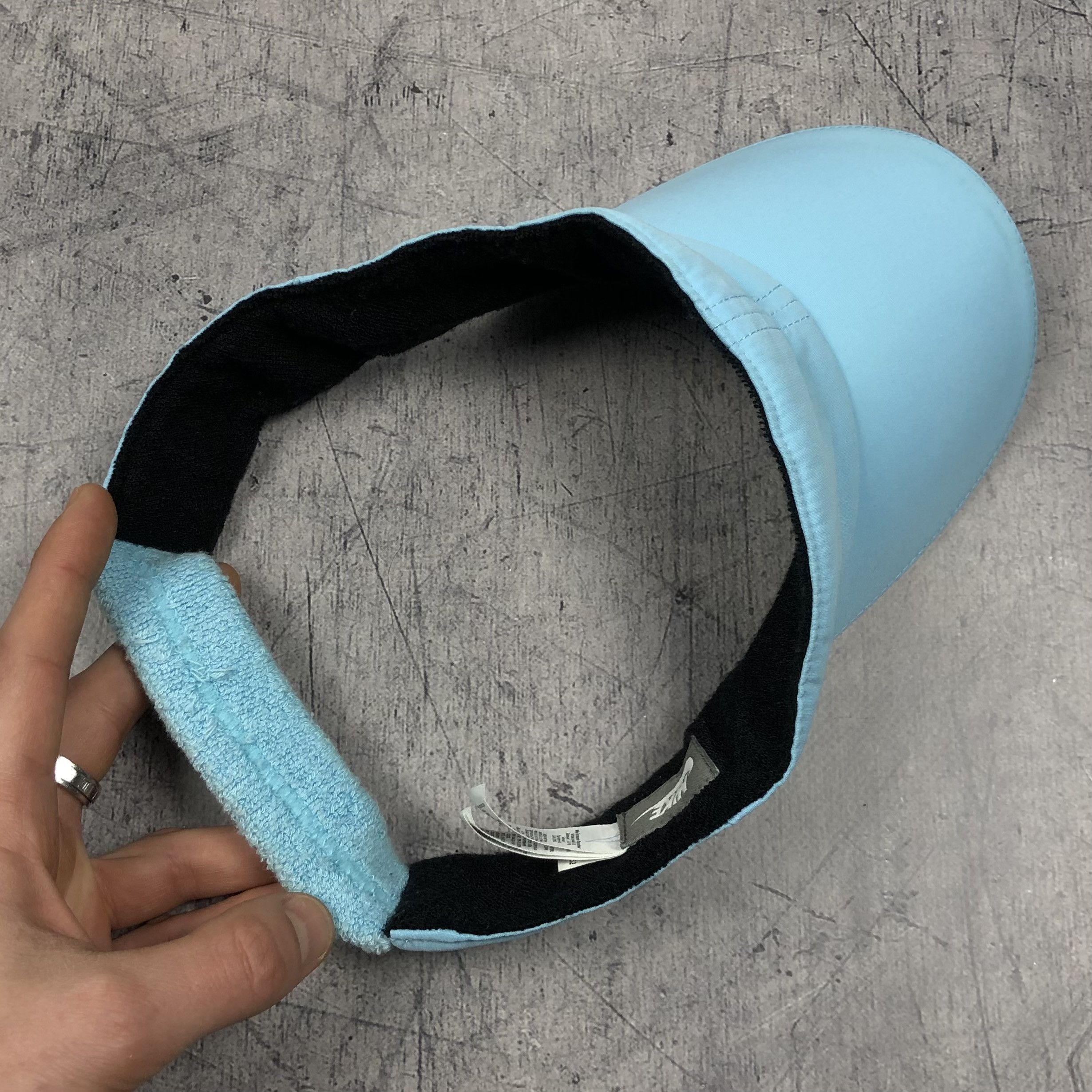 Nike Vintage Nike Swoosh Just Do It Visor Cap Size ONE SIZE - 7 Thumbnail