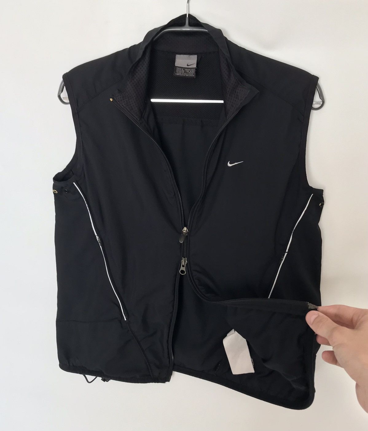 Nike Nike Vintage Womens Running Vest Reflective Sz S Black Size S / US 4 / IT 40 - 3 Thumbnail