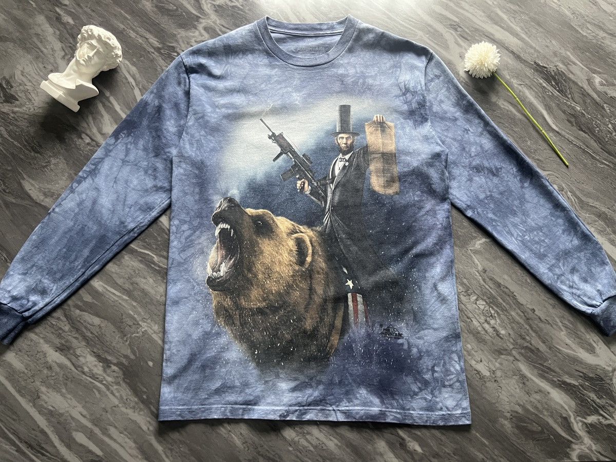 The Mountain The Mountain : Abraham Lincoln Riding Bear Tie Dye Size US M / EU 48-50 / 2 - 2 Thumbnail