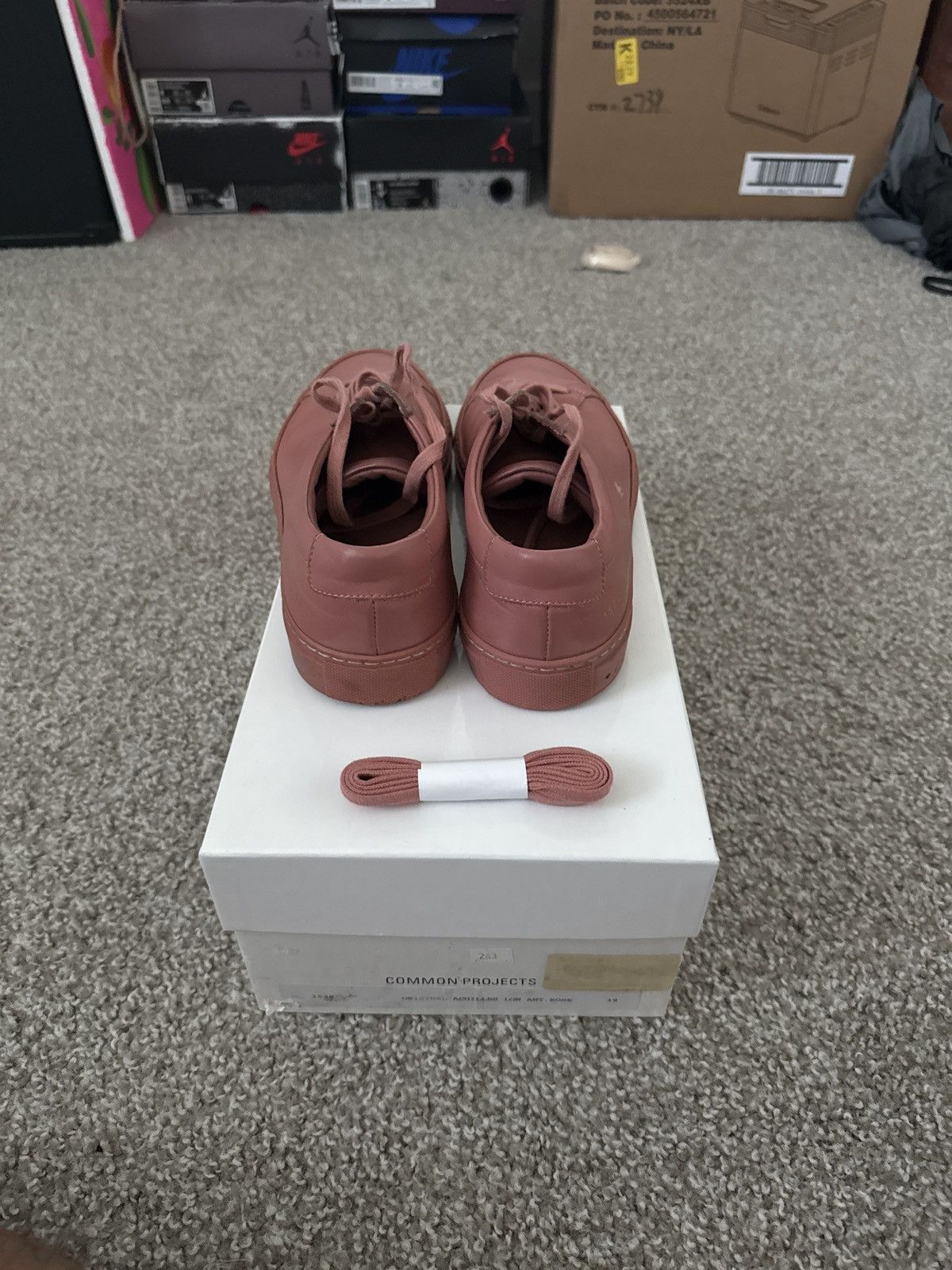 Common Projects Common Projects Rose Pink Achilles Sneakers Size 7.5 39 Size US 7.5 / EU 40-41 - 2 Thumbnail