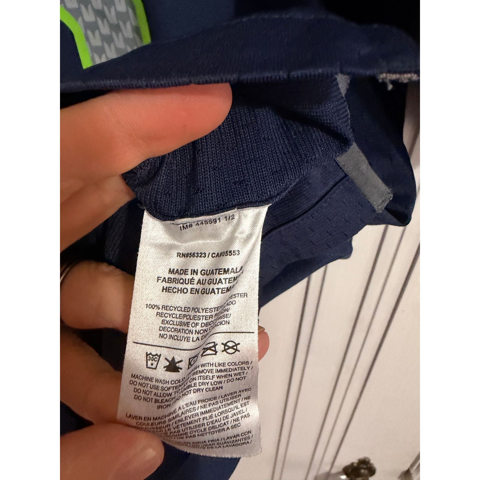 Nike Russell Wilson Seattle Seahawks Nike Football Jersey Size L Size US L / EU 52-54 / 3 - 8 Thumbnail