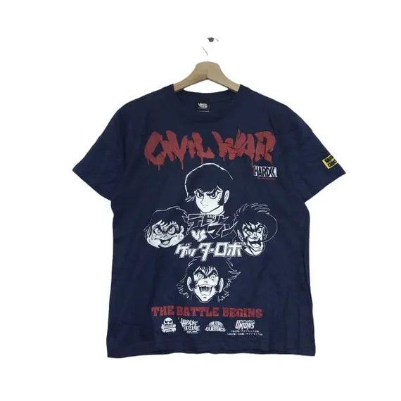 Japanese Brand Vtg HARDCORE CHOCOLATE JAPAN Hana Kimura Civil War Tee Shirt Size US S / EU 44-46 / 1 - 1 Thumbnail
