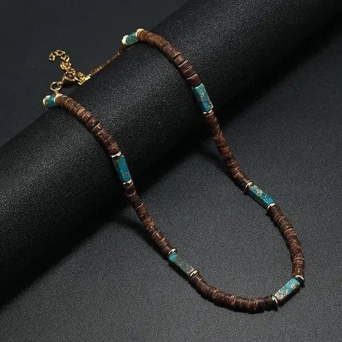 Other Coconut Shell Wood Beads Necklace Size ONE SIZE - 3 Thumbnail