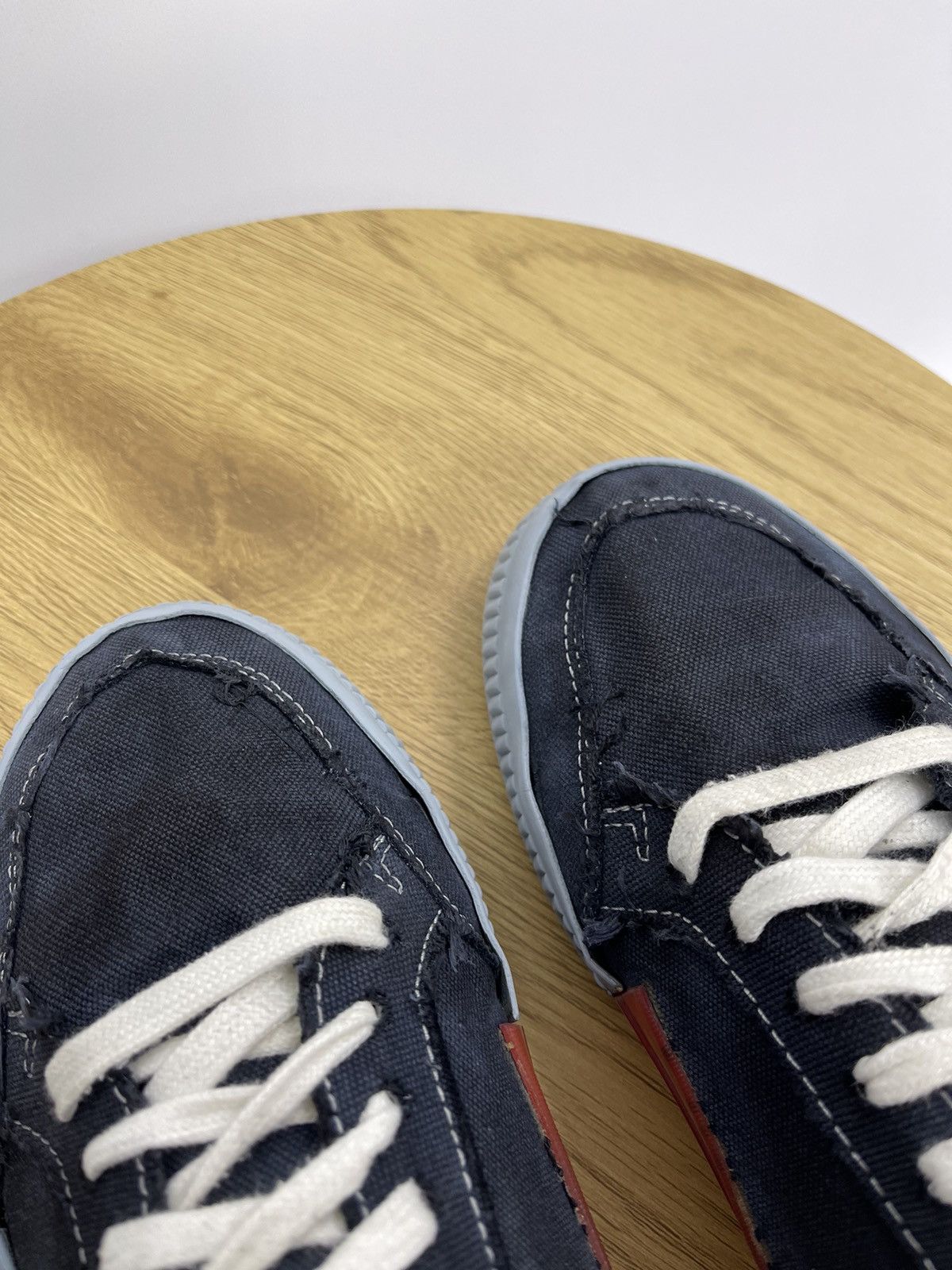 Off-White Off-White Low Vulcanized Sneakers Black Canvas Size EU 39 Size US 7 / EU 40 - 9 Thumbnail