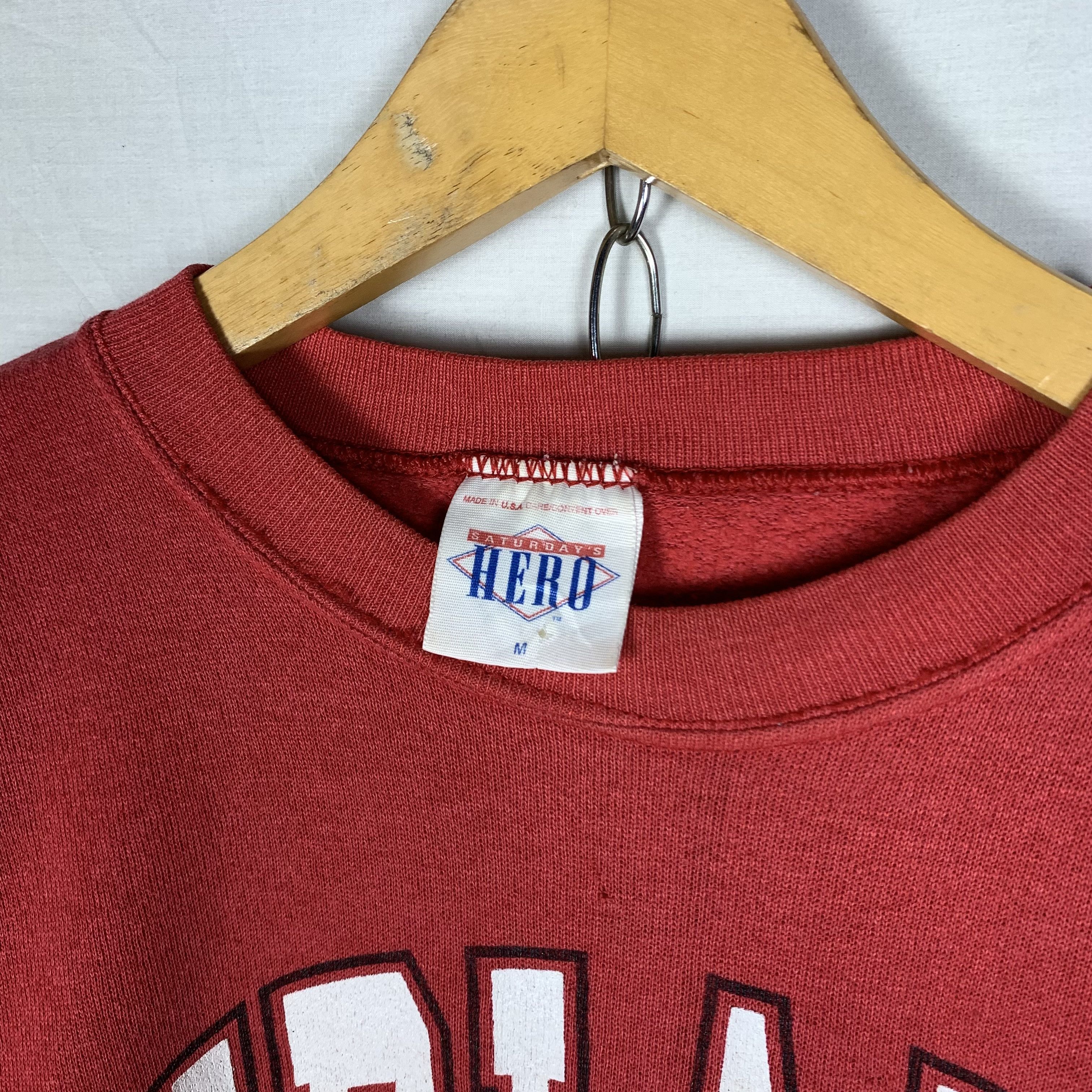 Vintage Vintage 90s Indiana University Sweatshirt Crewneck Size US M / EU 48-50 / 2 - 4 Thumbnail