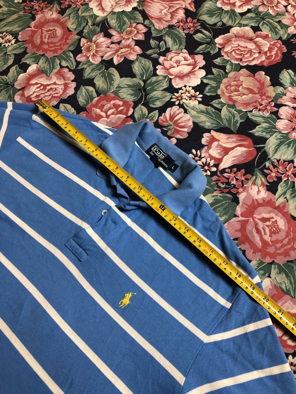 Polo Ralph Lauren Polo Ralph Lauren Striped Collared Polo Shirt Size US L / EU 52-54 / 3 - 7 Thumbnail