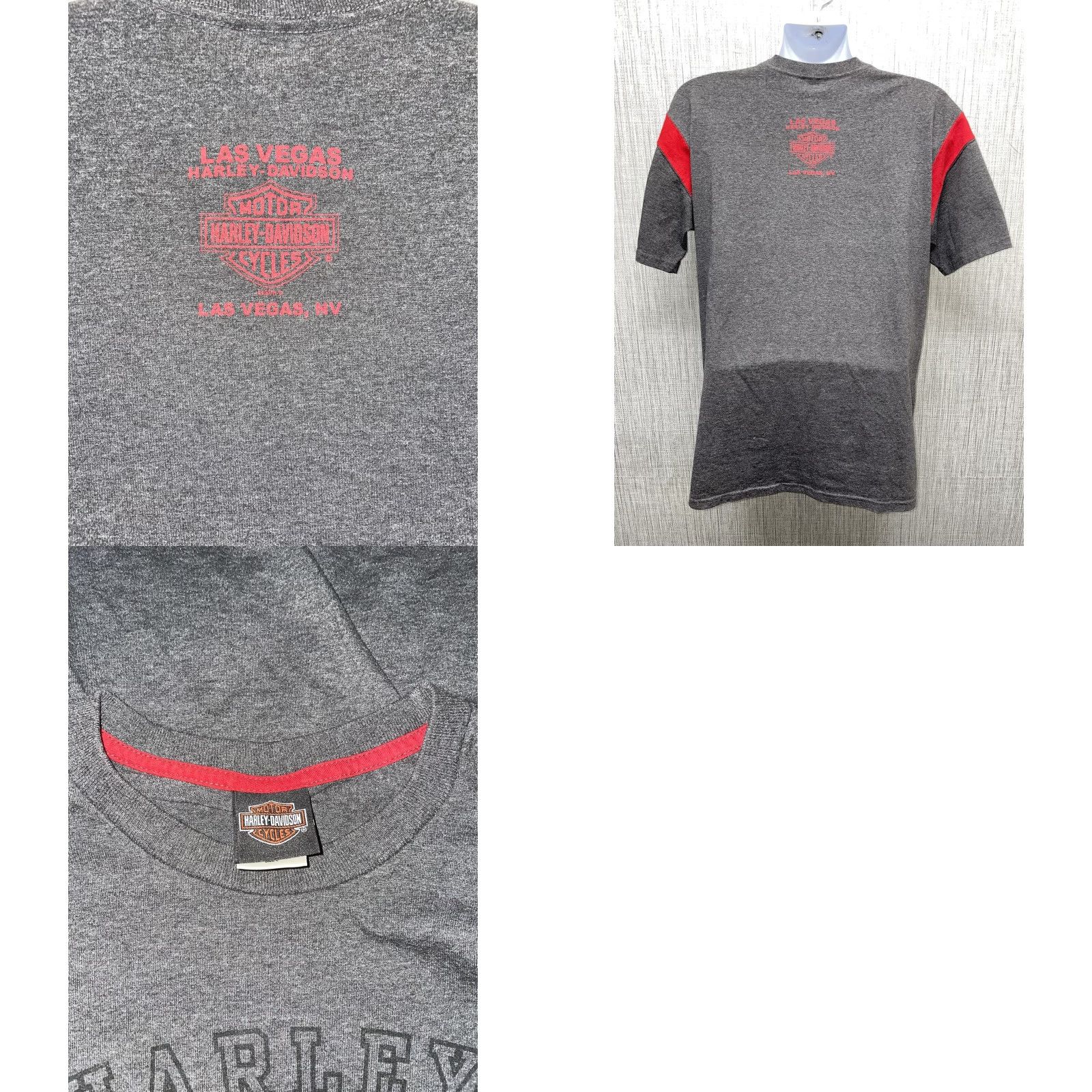 Harley Davidson Harley Davidson Motor Cycles Grey/Red Graphic T-Shirt Mens L Size US L / EU 52-54 / 3 - 8 Thumbnail
