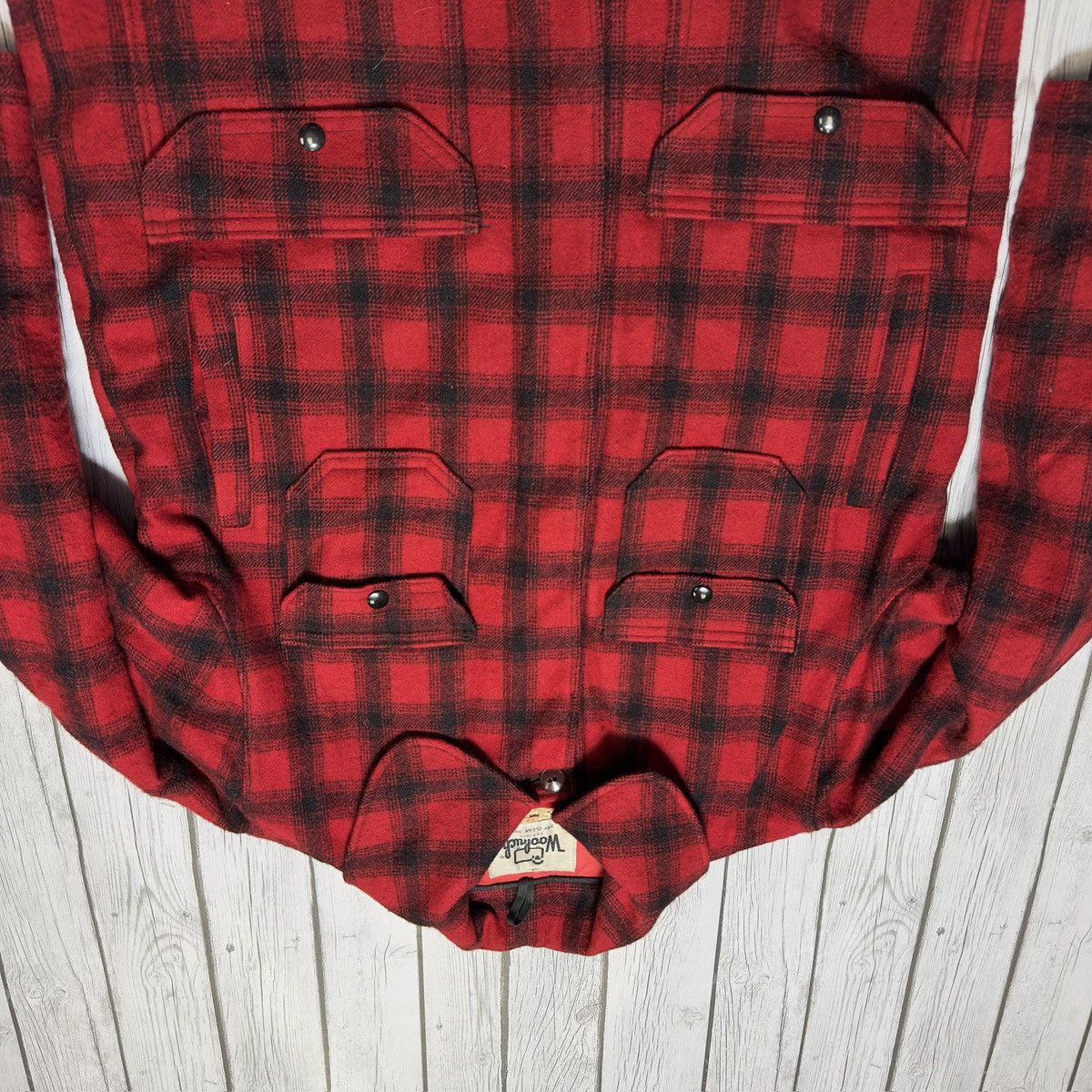 Vintage × Woolrich Woolen Mills Vintage Woolrich jacket Size US L / EU 52-54 / 3 - 3 Thumbnail