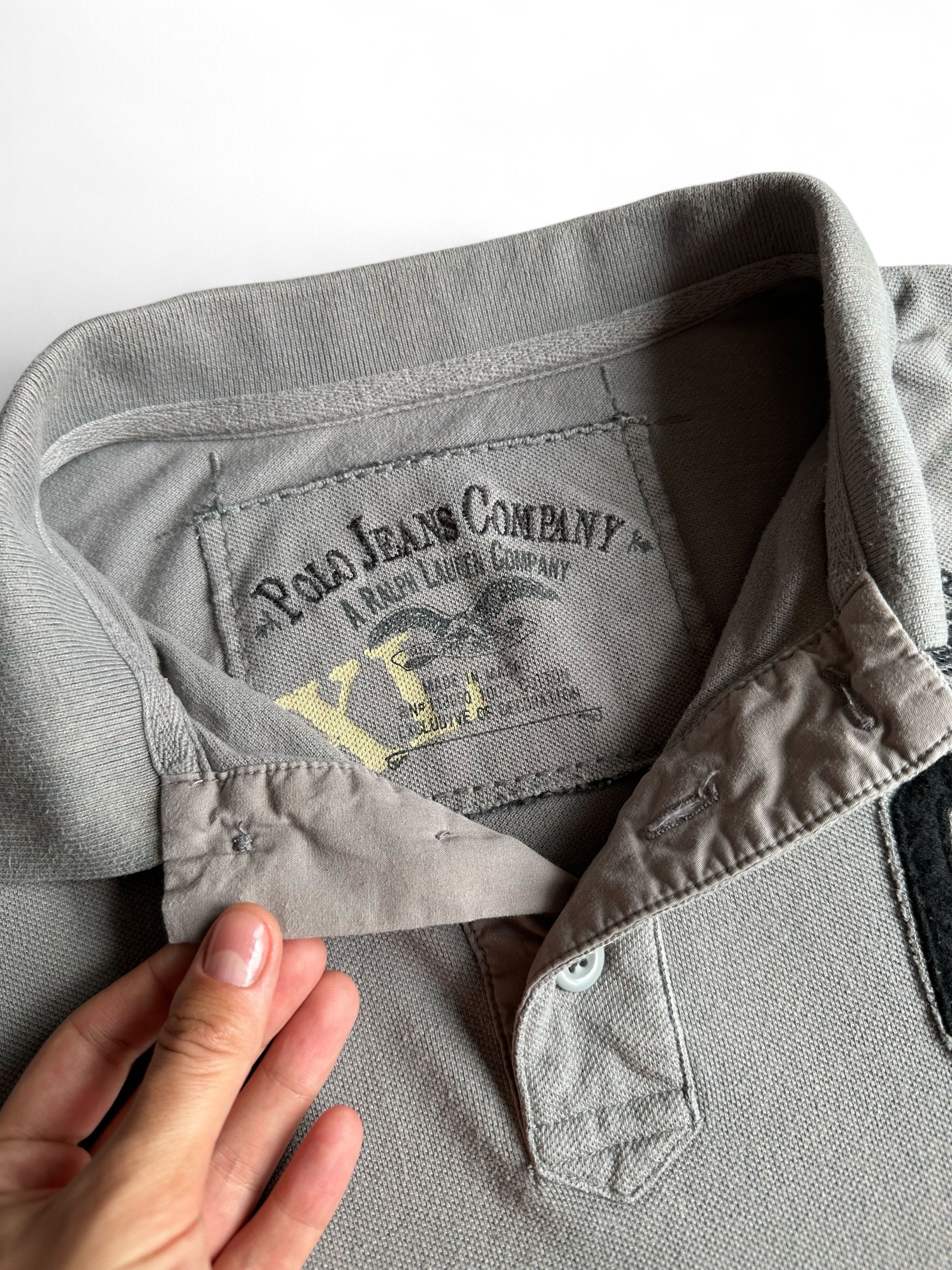Lauren Ralph Lauren × Polo Ralph Lauren Vintage Polo Jeans Company PRL Cotton Polo Shirt Size US XL / EU 56 / 4 - 2 Thumbnail
