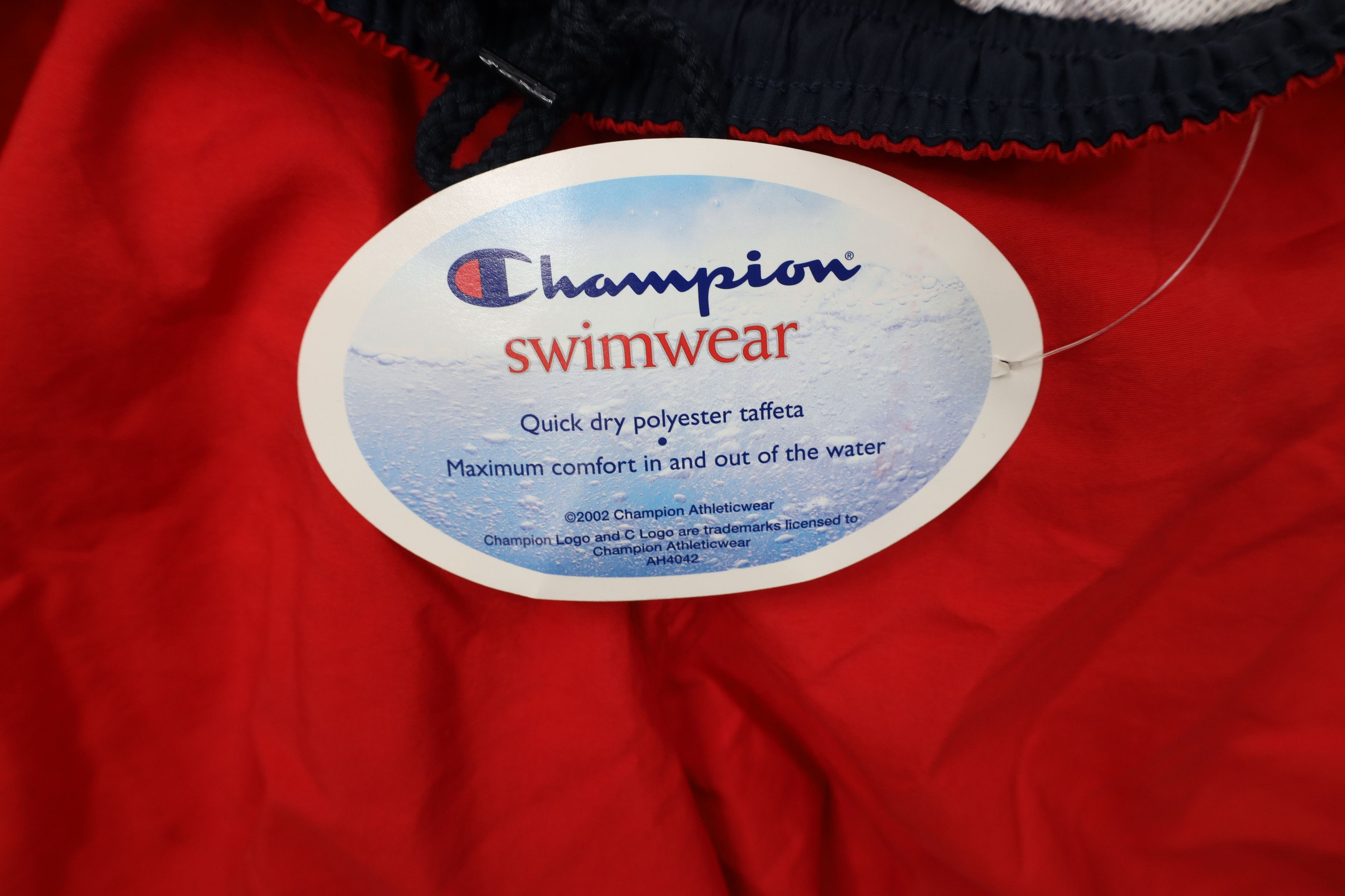 Champion Deadstock Vintage Y2K 2002 Champion Lined Shorts Swim Trunks Size US 34 / EU 50 - 8 Thumbnail
