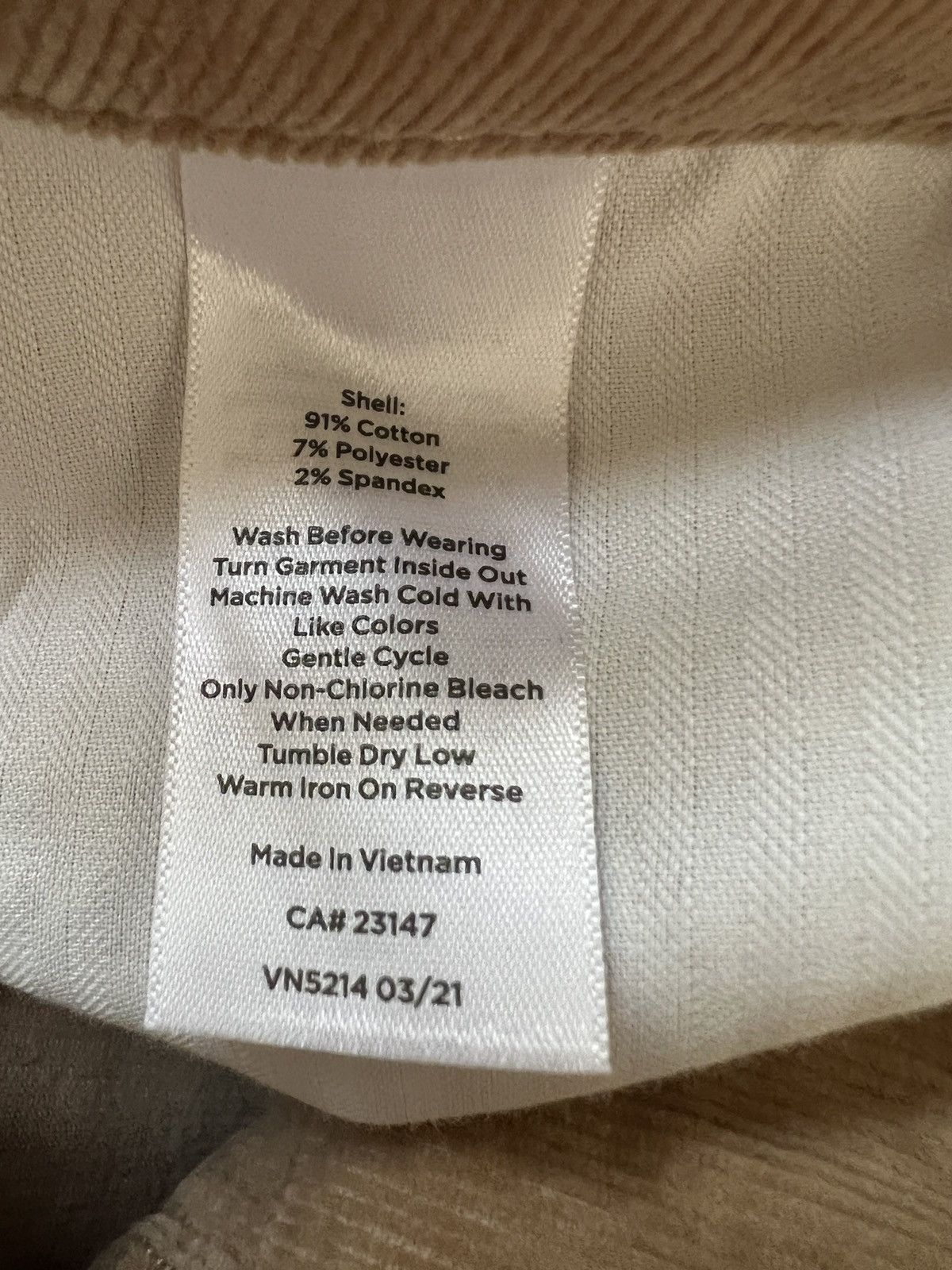 Talbots Talbots Camel/Tan Corduroy jegging Pants Size 34" / US 12 / IT 48 - 5 Thumbnail