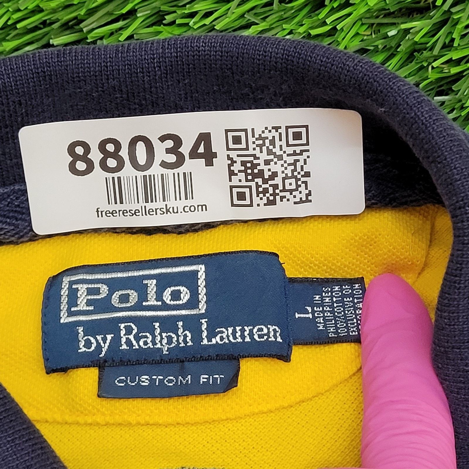 Ralph Lauren VTG Ralph-Lauren Polo Shirt L 22x28 Bedford Jockey Club Size US L / EU 52-54 / 3 - 9 Thumbnail