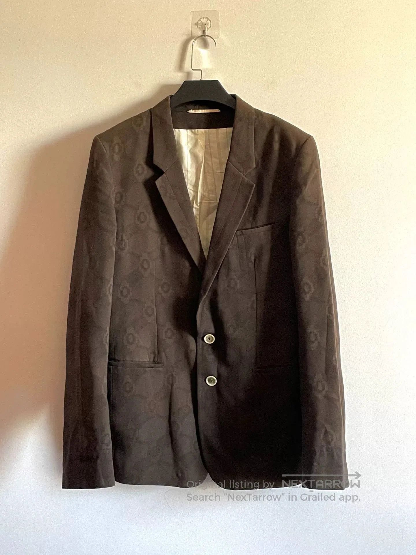 Ann Demeulemeester sophisticated spring summer brown blazer. Size US S / EU 44-46 / 1 - 1 Thumbnail