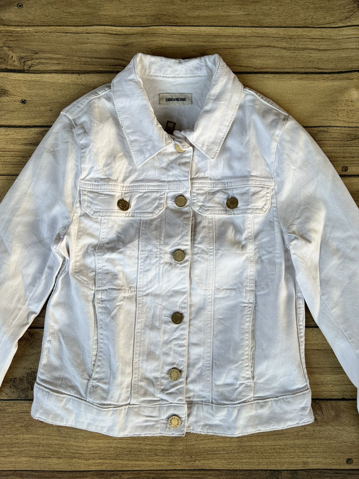 Zadig & Voltaire Zadig & voltaire trucker denim true white Size XS / US 0-2 / IT 36-38 - 2 Thumbnail