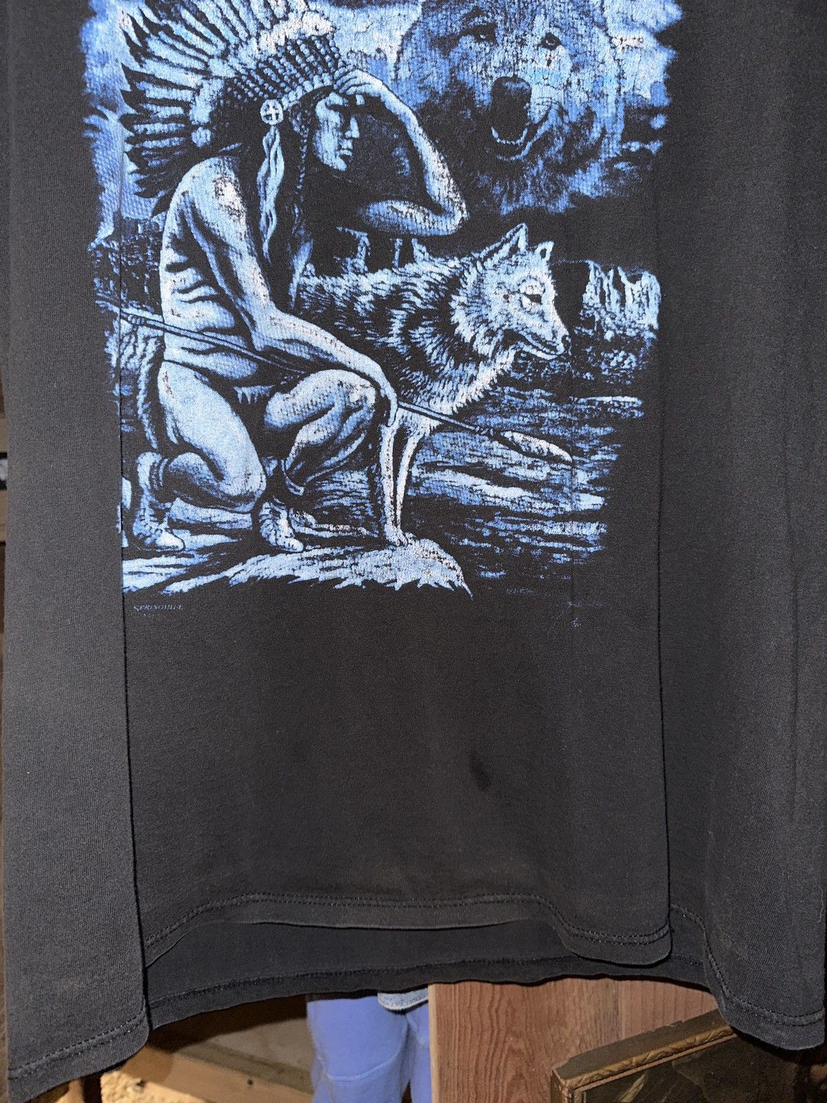 Starter × Vintage Vintage indian tee Size US L / EU 52-54 / 3 - 3 Thumbnail