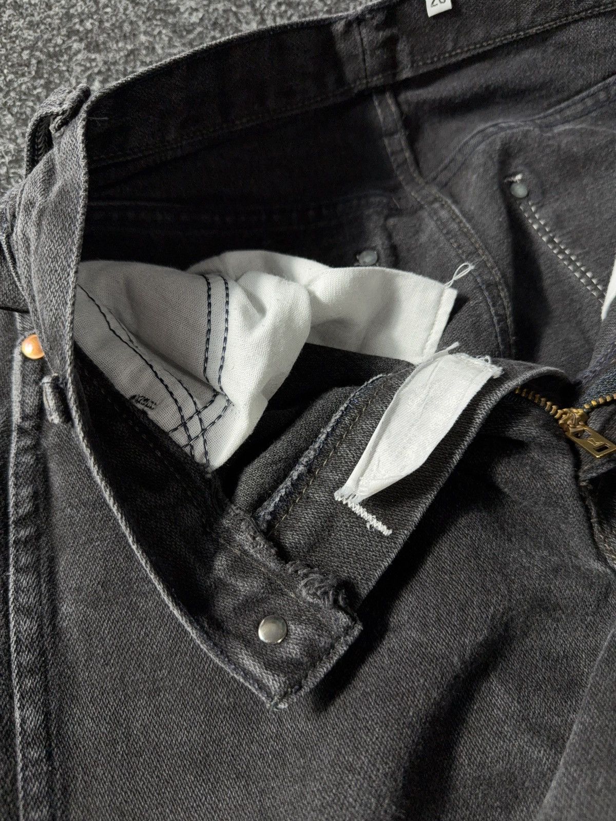 If Six Was Nine × Vintage × Wrangler Vintage 90s Y2K Wrangler USA Black Jeans baggy pants Size 26" / US 2 / IT 38 - 8 Thumbnail