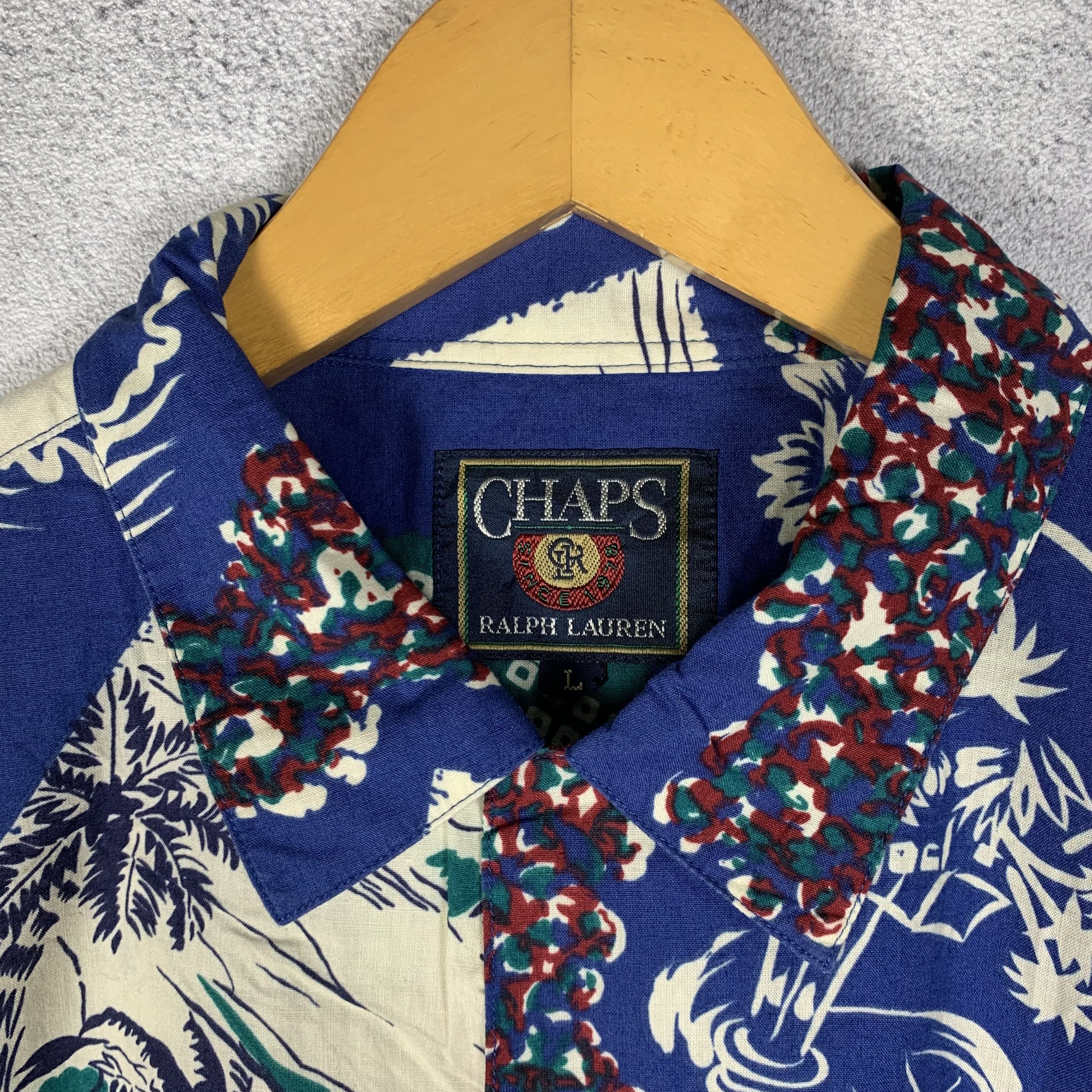 Chaps Ralph Lauren Vintage Chaps Ralph Lauren Button Up Shirt Size US L / EU 52-54 / 3 - 5 Thumbnail