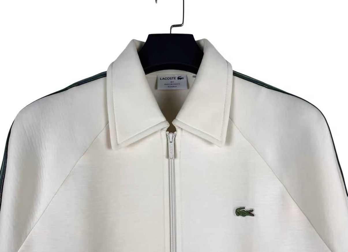 Lacoste Lacoste White Crocodile Zip Jacket J31 Size US L / EU 52-54 / 3 - 3 Thumbnail