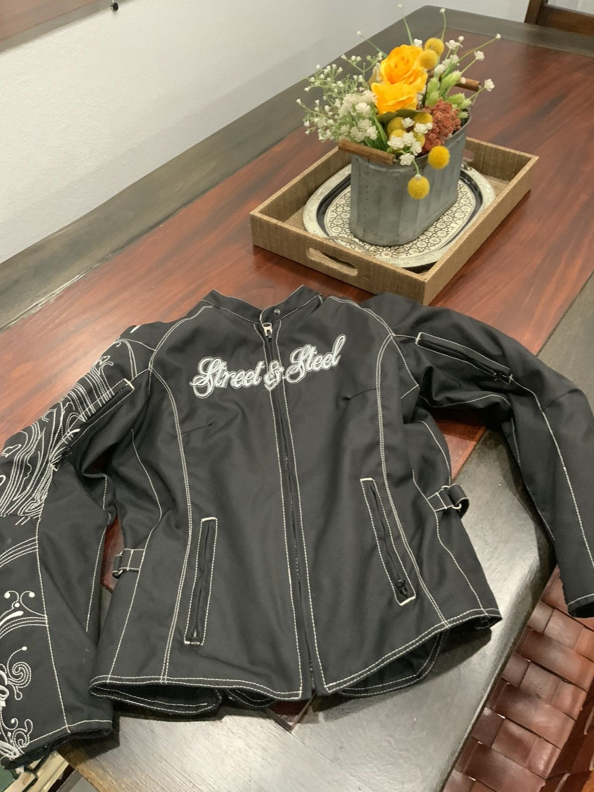 Other Street Steel Women Jacket Black Motorcycle Back Shoulder Arm Size S / US 4 / IT 40 - 7 Thumbnail