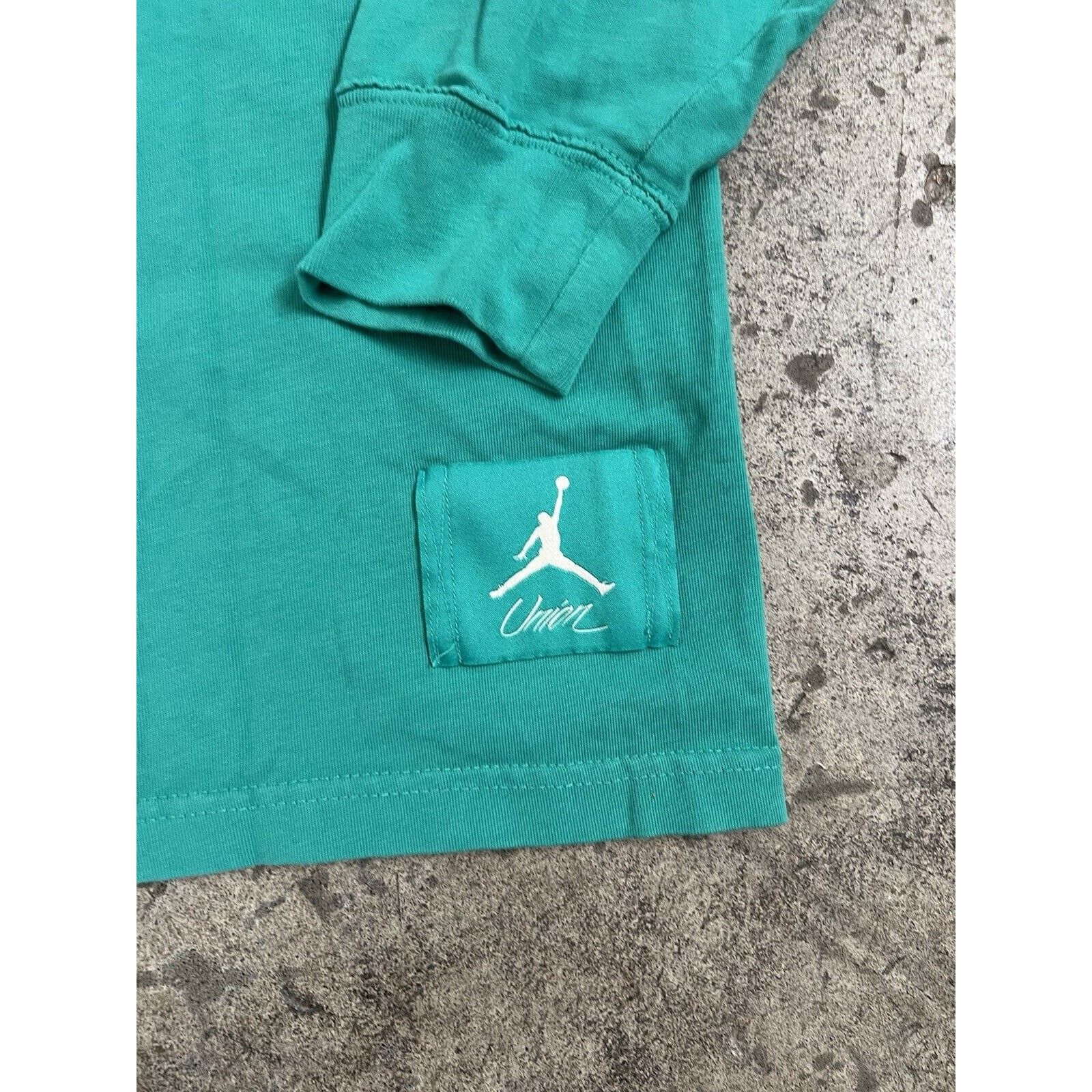 Jordan Brand Size XXL Jordan x Union Long Sleeve Tee Mint Green Size US XXL / EU 58 / 5 - 5 Thumbnail