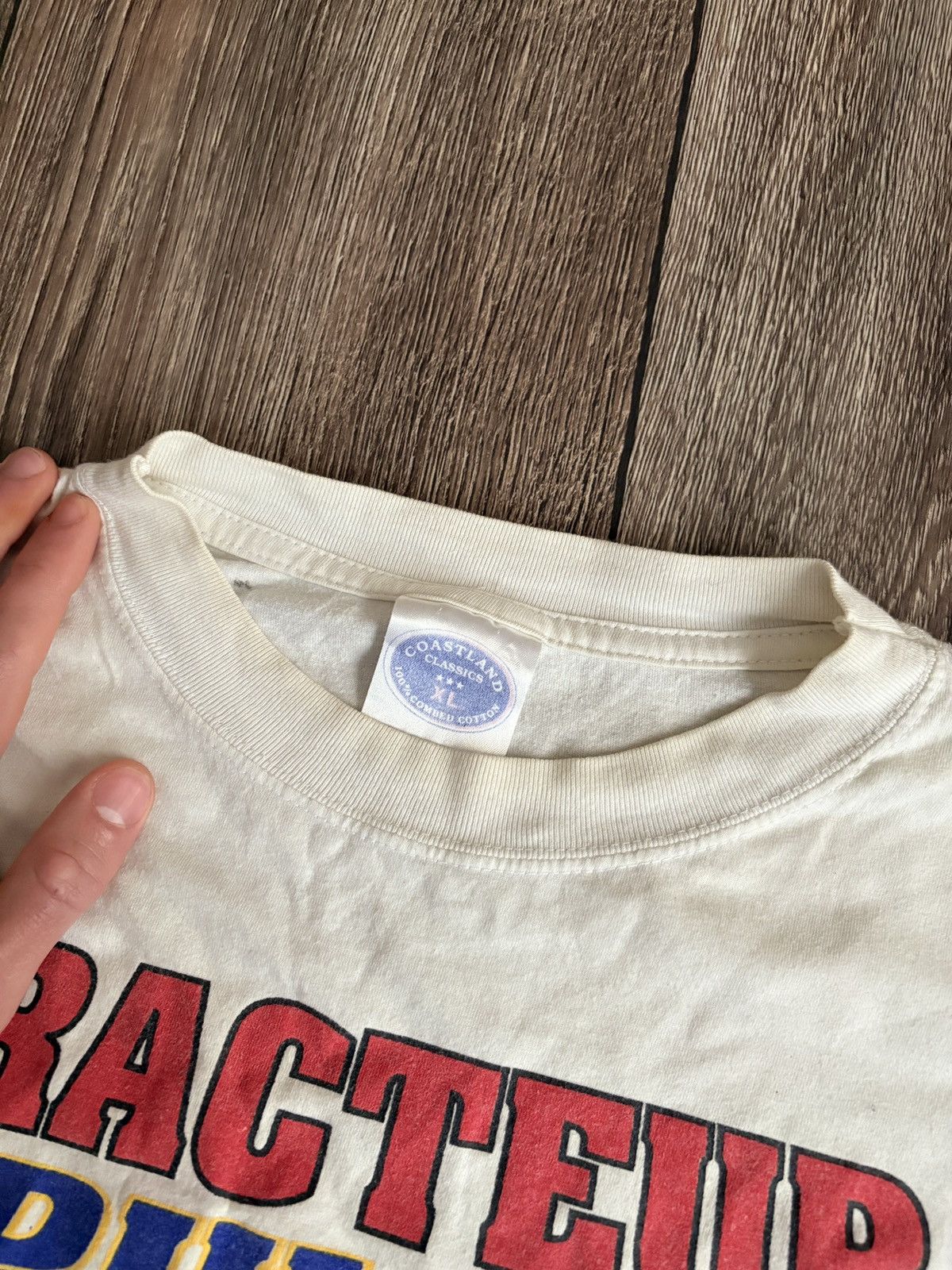 NASCAR Vintage Tracteur Pulling Eurocup Windenhof Racing Tee 1990s Size US XL / EU 56 / 4 - 4 Thumbnail
