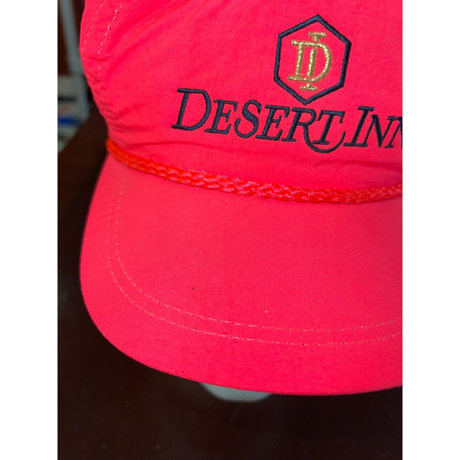 Vintage Vintage Desert Inn Hat Las Vegas Casino Red Cap 90s VTG OS Size ONE SIZE - 3 Thumbnail
