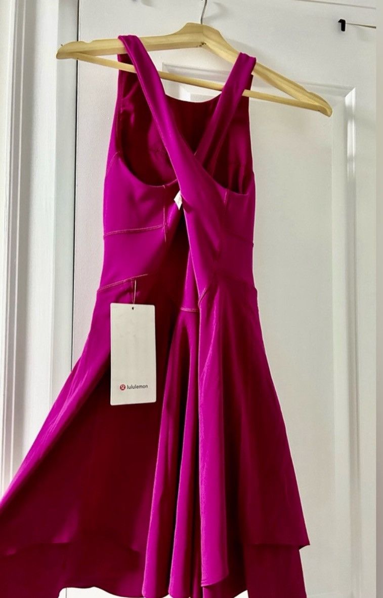 Lululemon New Lululemon Court Crush Dress (Deep Magenta/Purple) Size S / US 4 / IT 40 - 3 Thumbnail