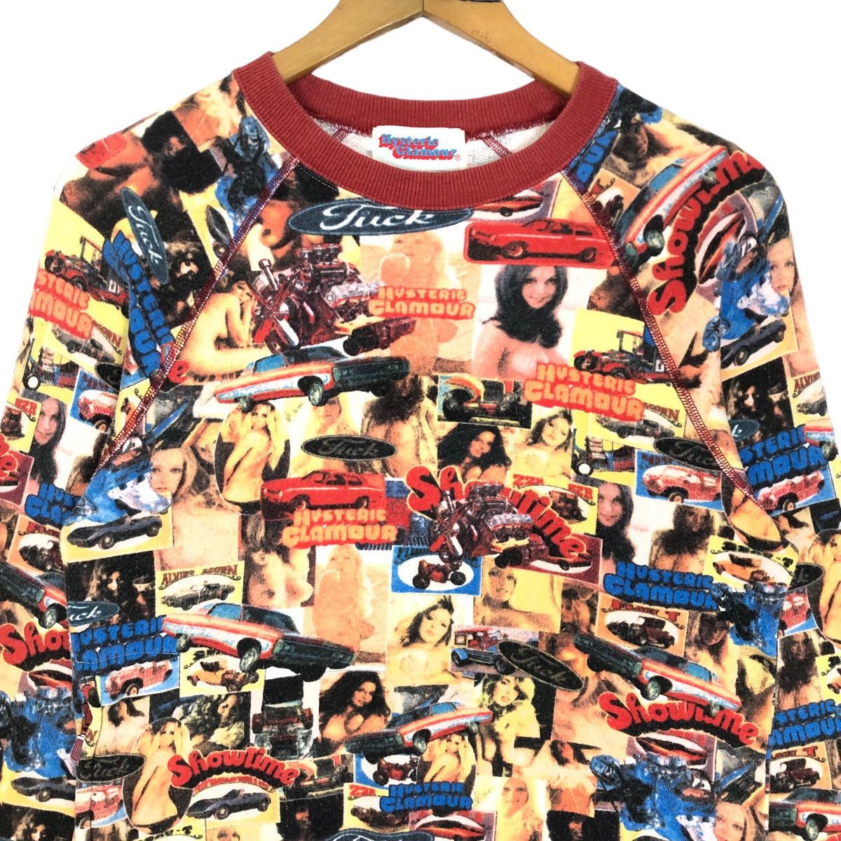 Hysteric Glamour Vintage Hysteric Glamour Showtime Full Print Sweatshirt Size US S / EU 44-46 / 1 - 3 Thumbnail