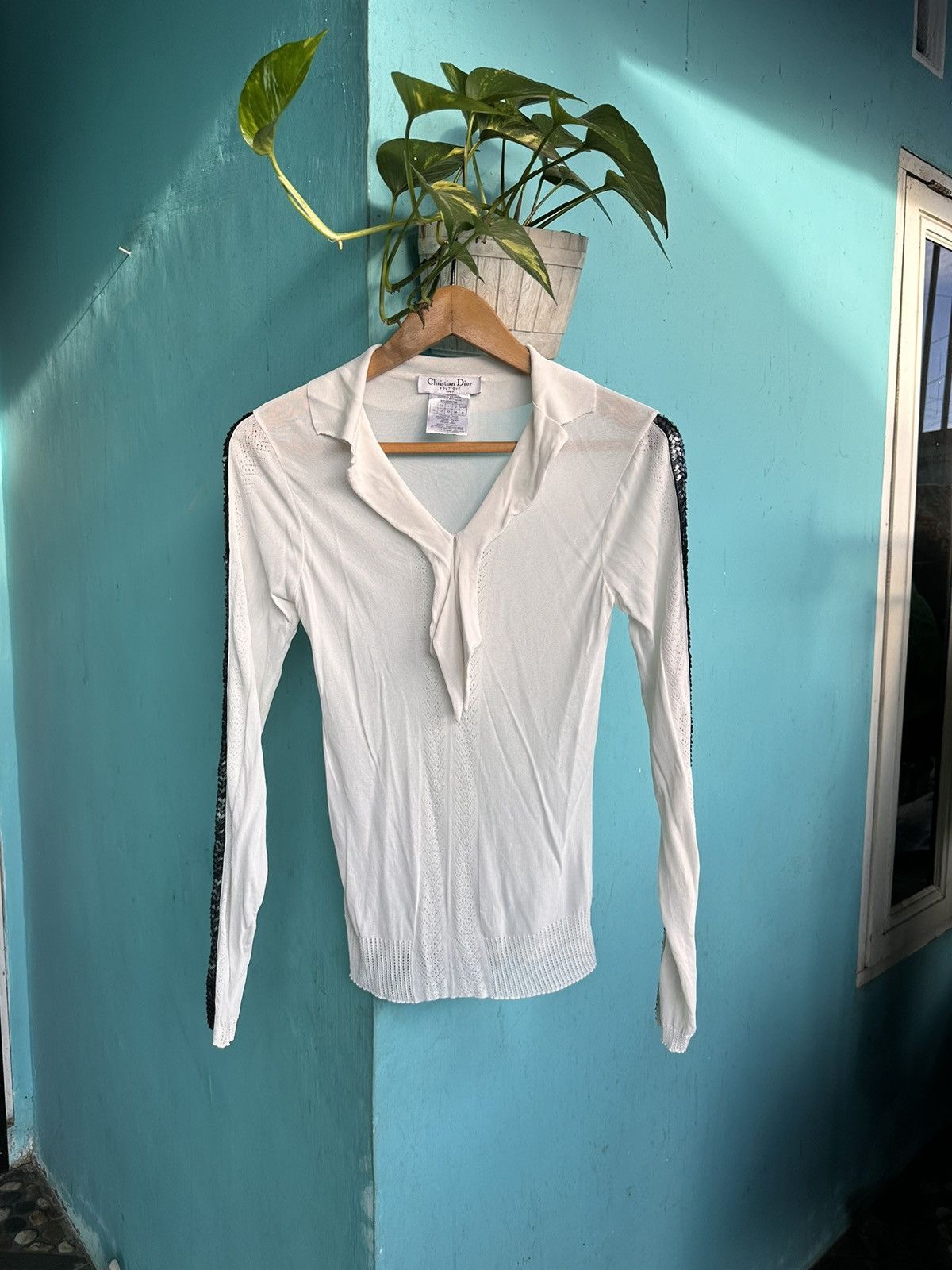 Christian Dior Monsieur × Dior Christian Dior Long Sleeve Blouses Size S / US 4 / IT 40 - 1 Thumbnail