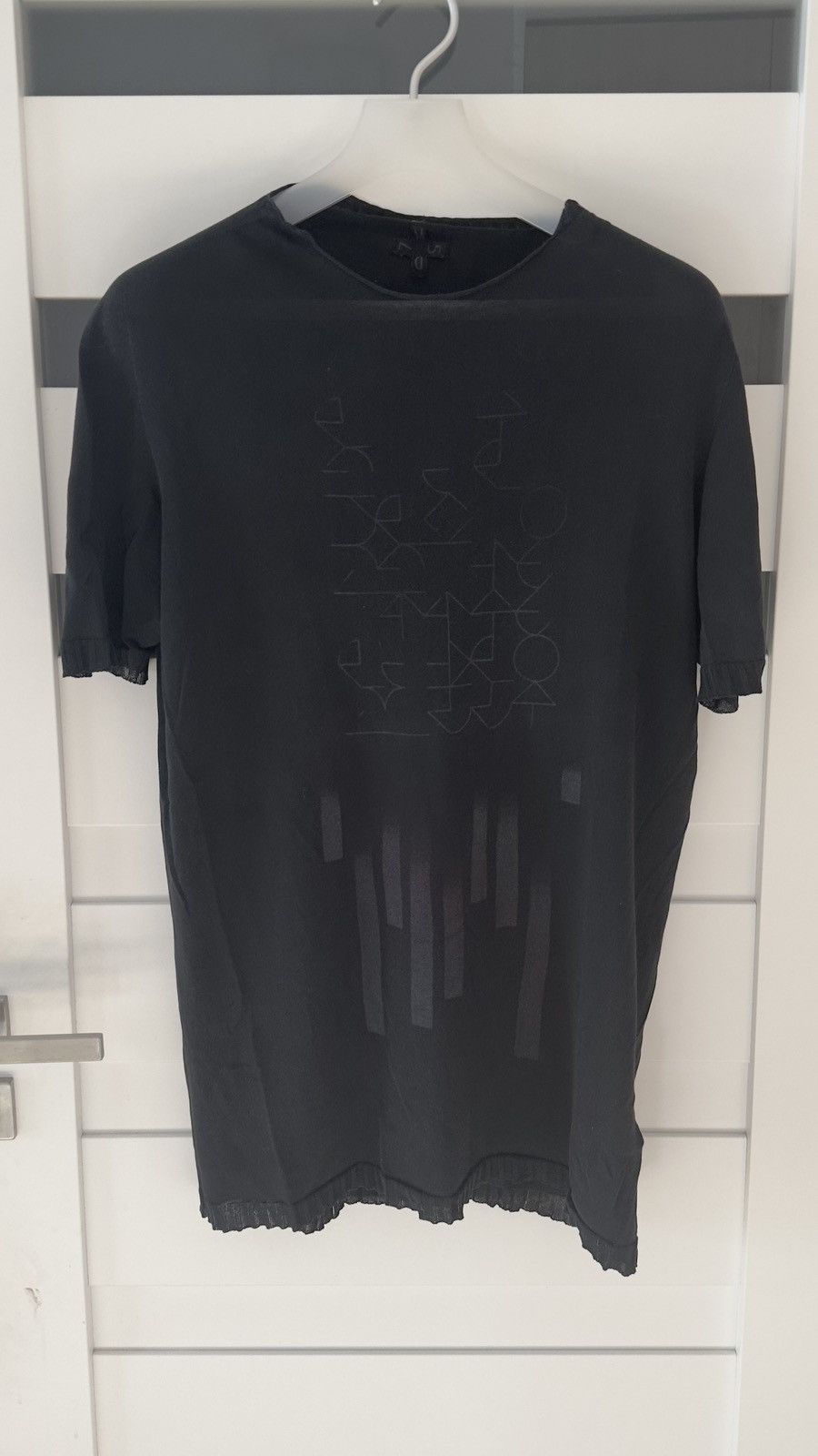 image of Md75 Premium Knitwear T-Shirt in Black, Men's (Size Large)