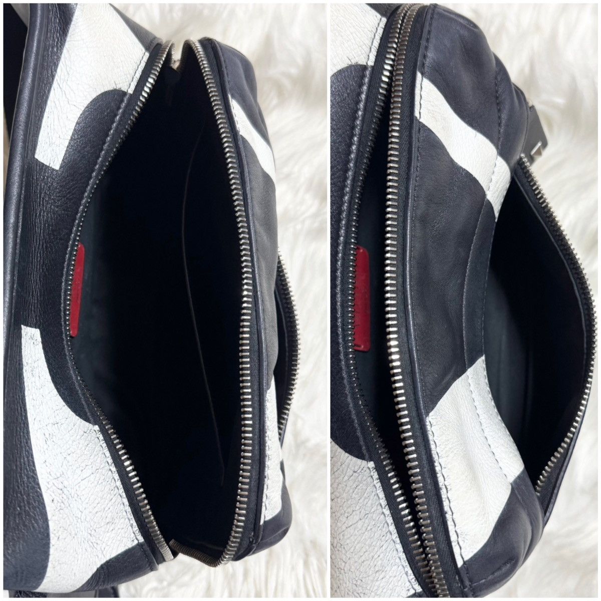 Valentino Valentino Studded Zip Giant V Logo Leather Sling Body Bag Size ONE SIZE - 22 Thumbnail