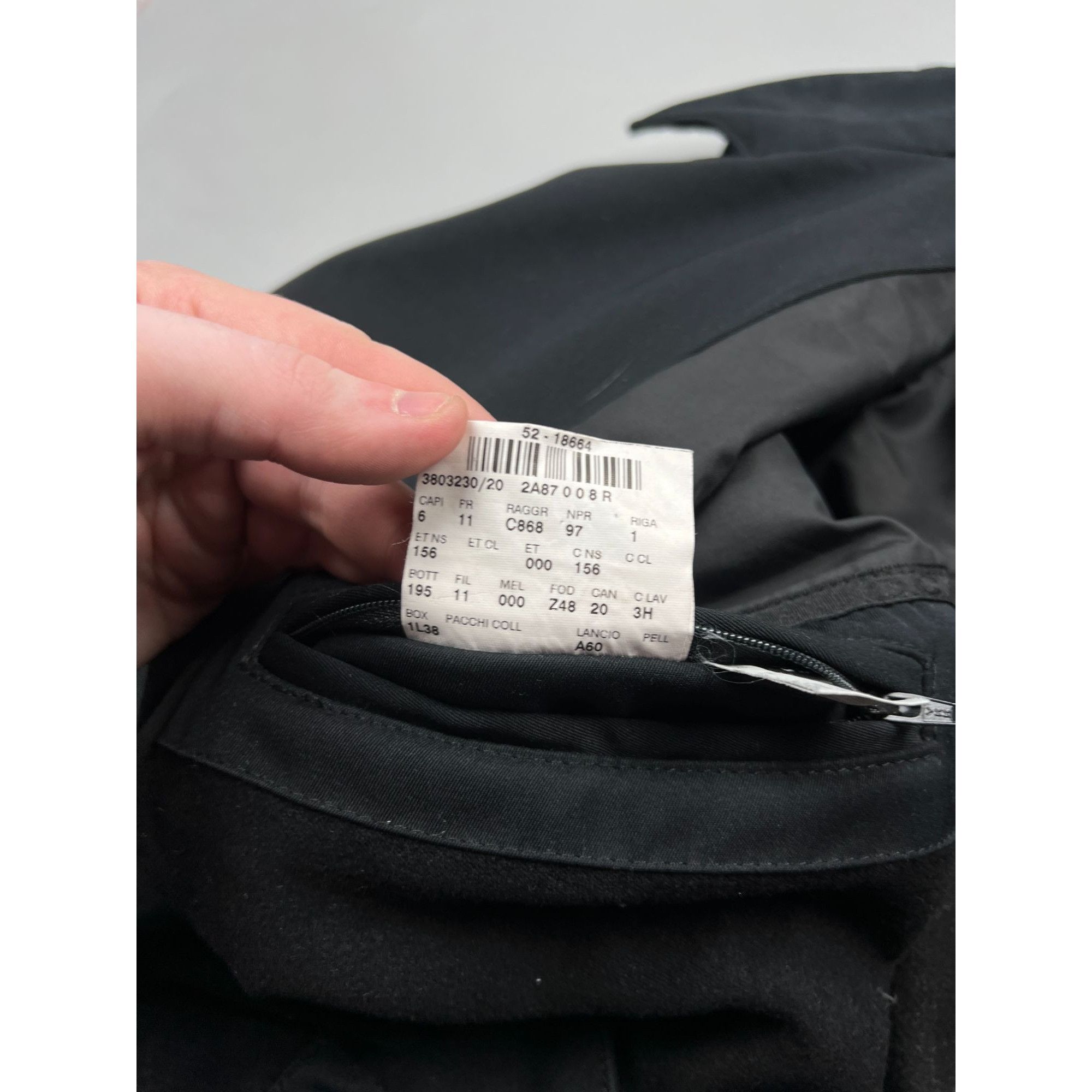 Corneliani Corneliani Collection Double Breasted Coat (Y0768) Size US L / EU 52-54 / 3 - 10 Thumbnail