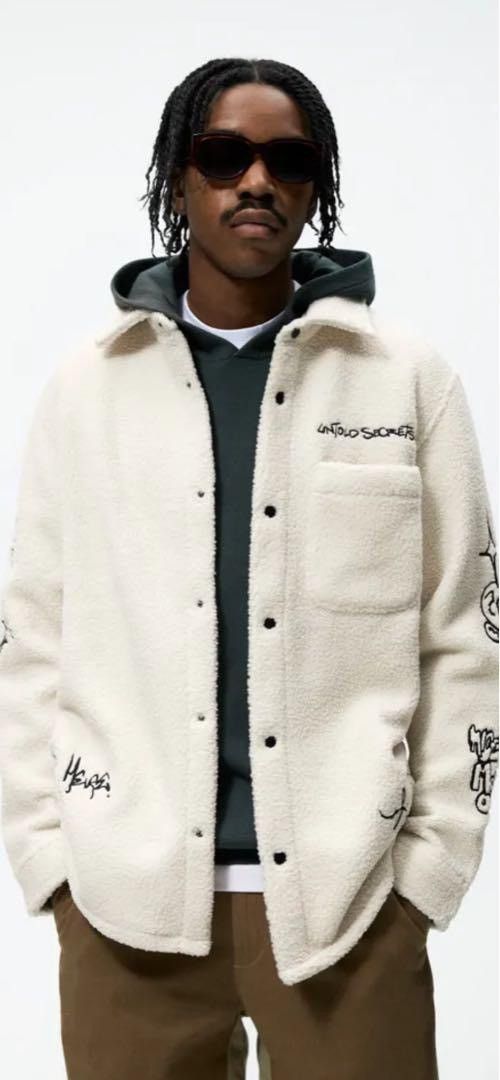 Zara Embroidered fleece sherpa Zara untold Secrets Size US M / EU 48-50 / 2 - 1 Thumbnail