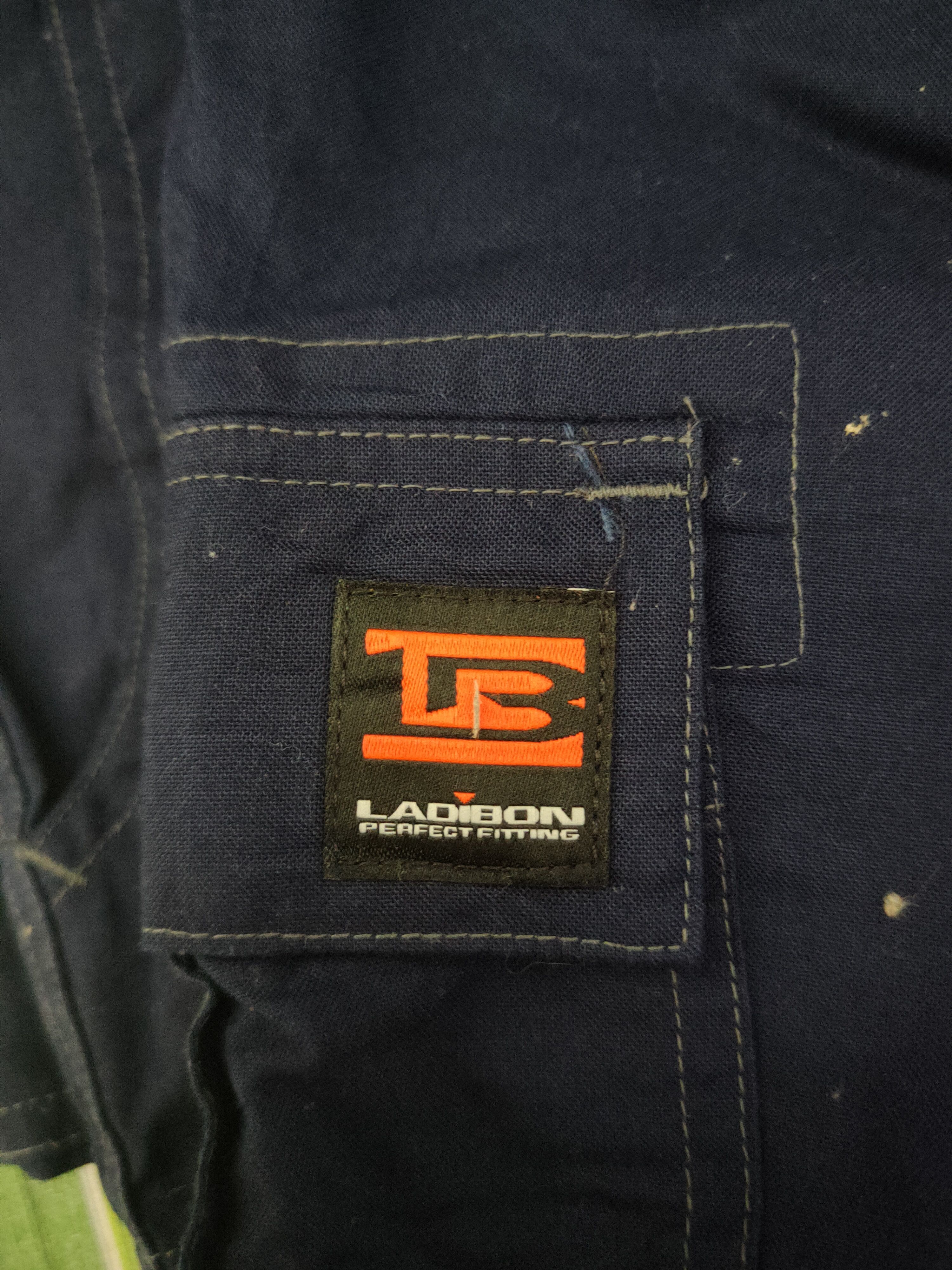 Japanese Brand DL Ladibon Navy Multipocket Tactical Cargo Pants #1884 Size US 31 - 12 Thumbnail