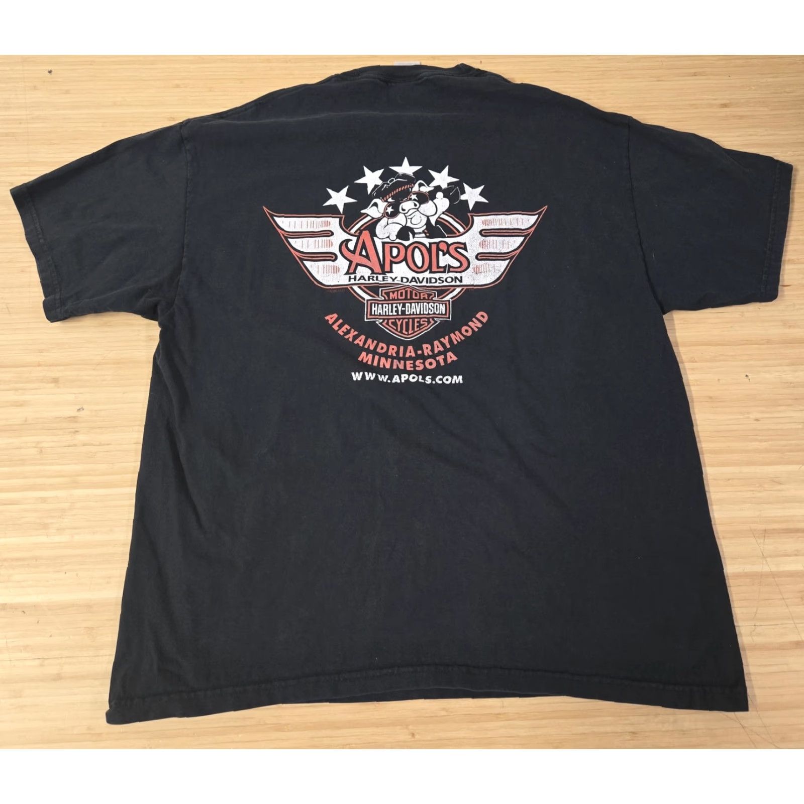 Harley Davidson Harley-Davidson Shirt Mens XL Black Road to Freedom American Flag Motorcycle USA Shirt Size US XL / EU 56 / 4 - 4 Thumbnail