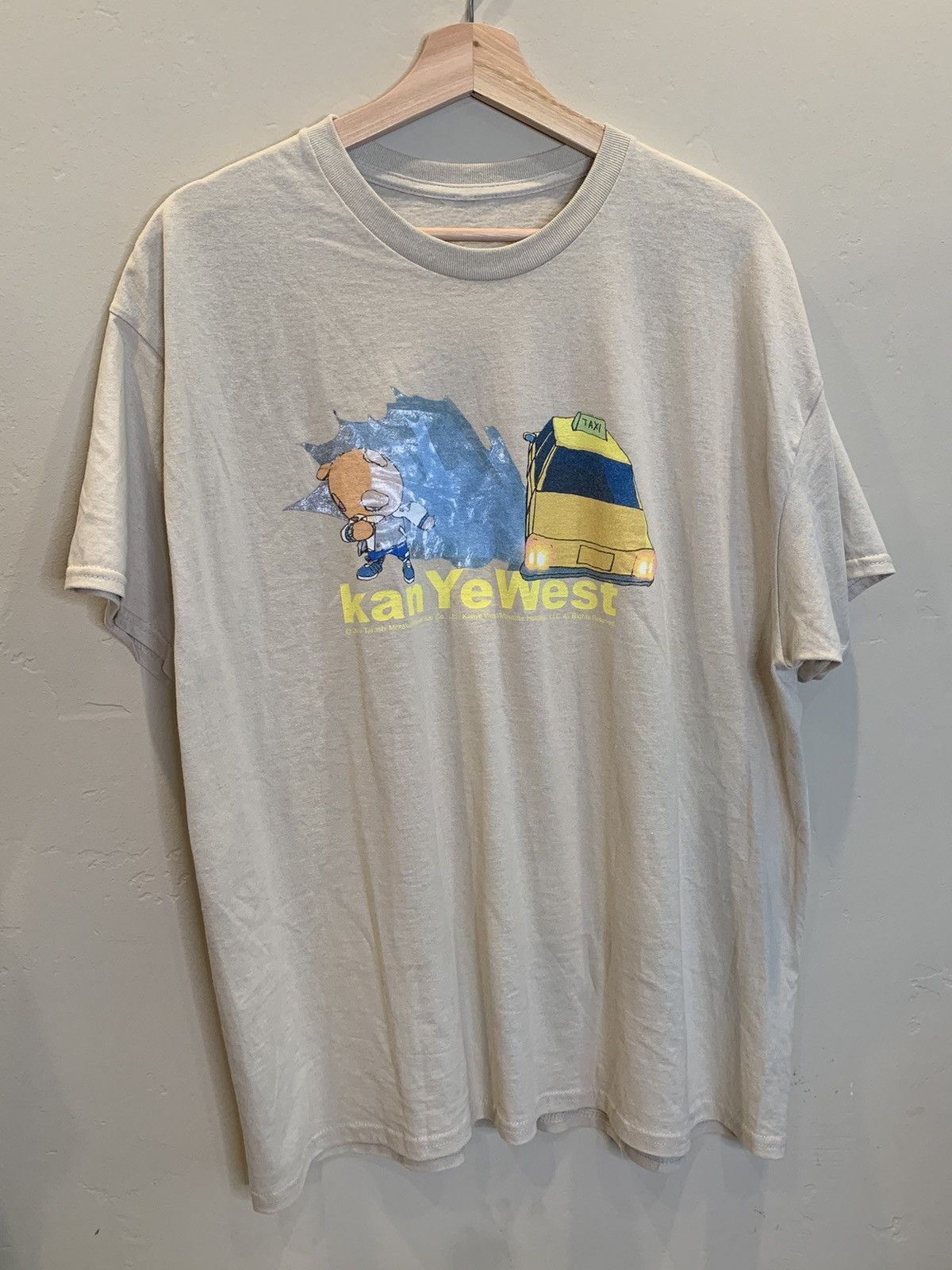 2009 Kanye West x Takashi Murakami Graduation Vintage Large T Shirt Grey